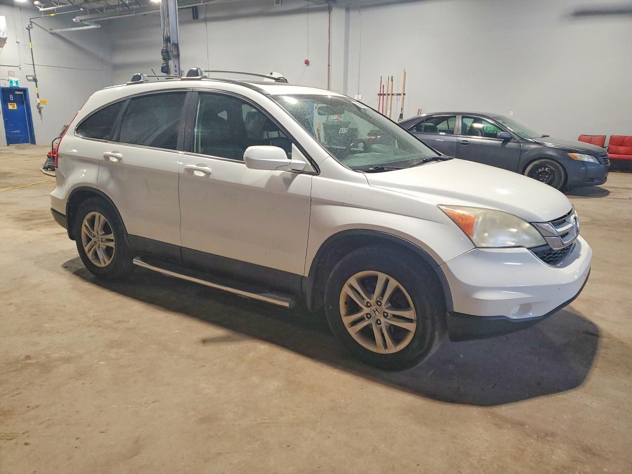 2010 Honda Cr-v Exl White vin: 5J6RE4H76AL819932