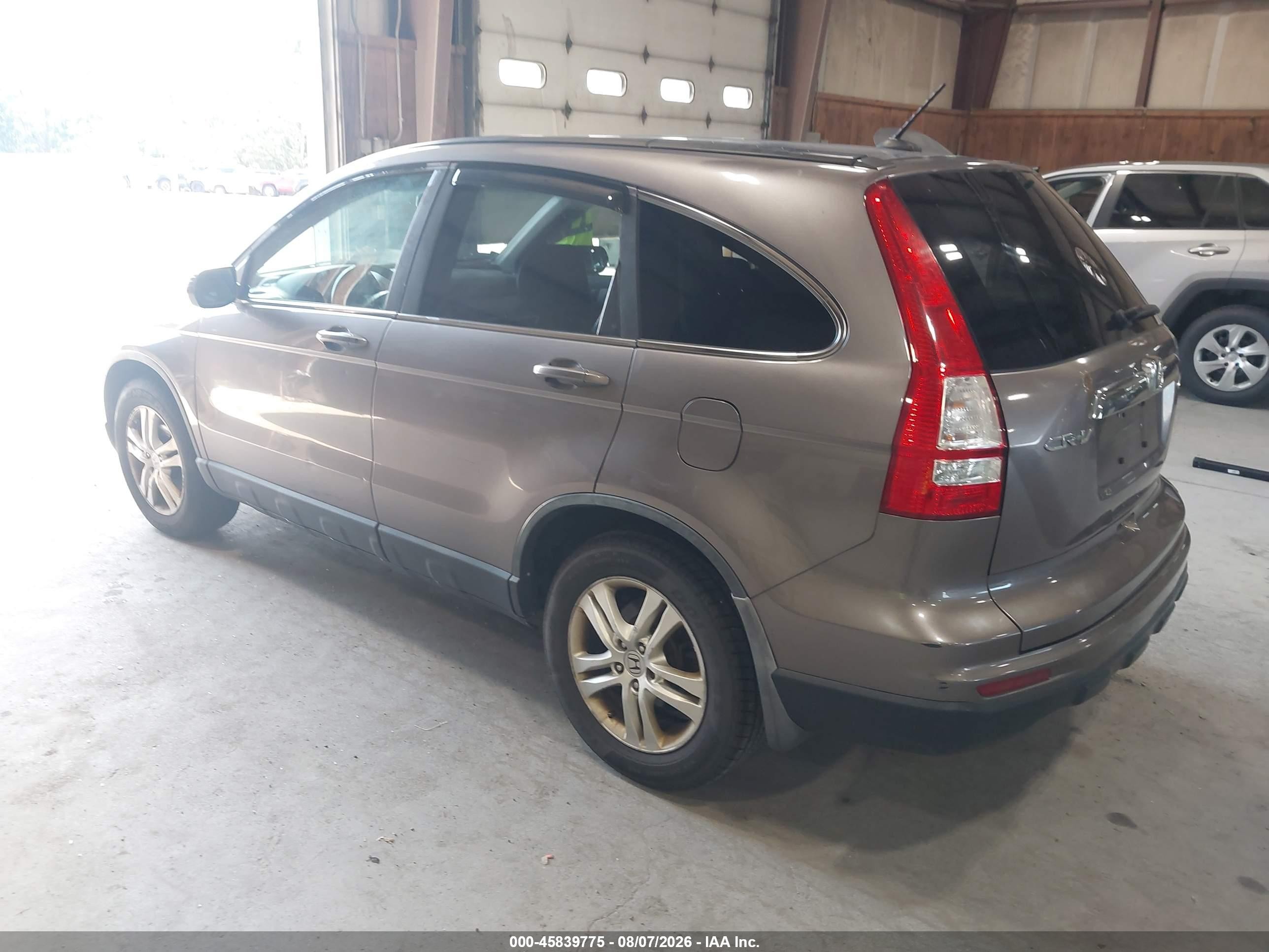 2011 Honda Cr-v Ex-l Коричневый vin: 5J6RE4H76BL000453