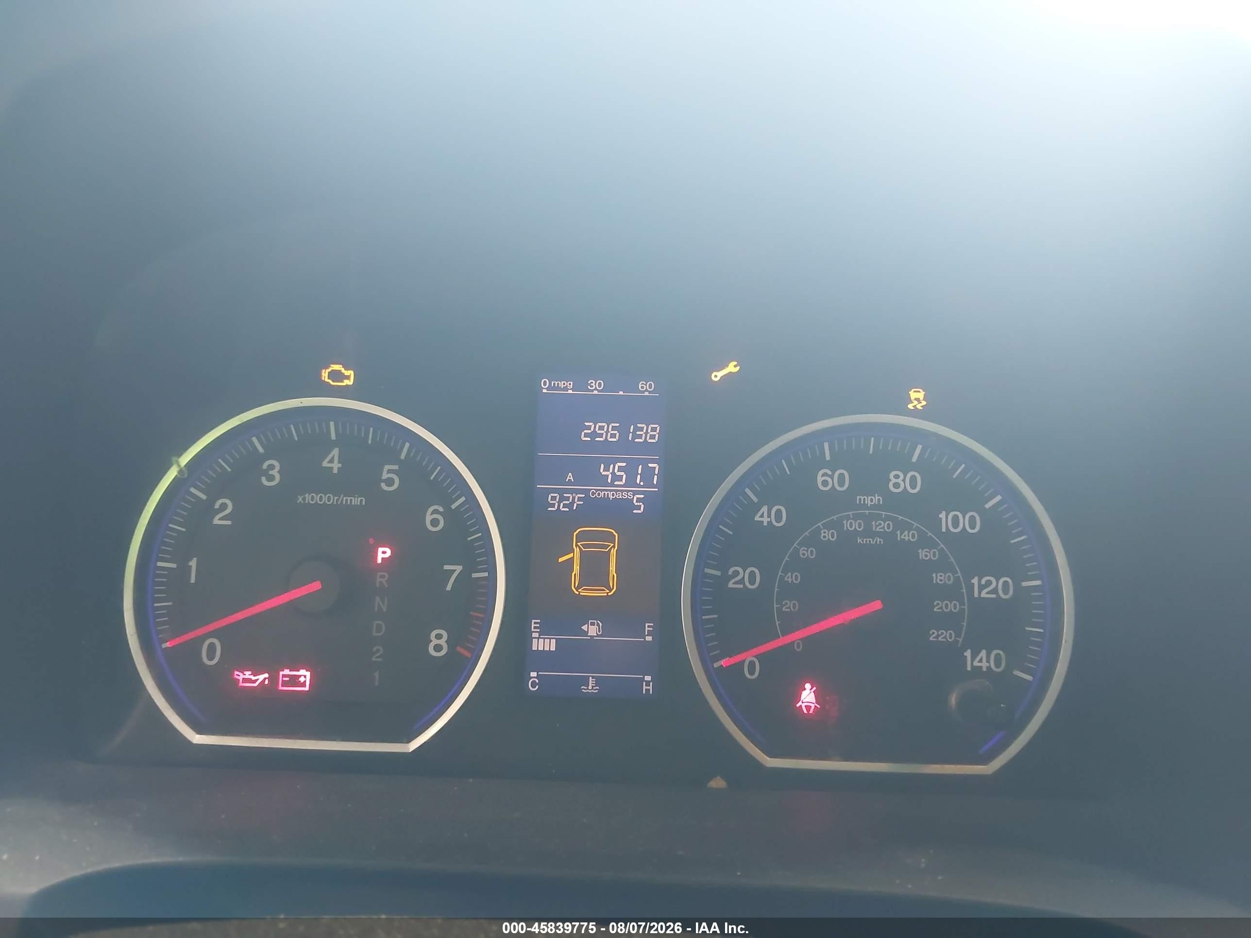 2011 Honda Cr-v Ex-l Коричневый vin: 5J6RE4H76BL000453