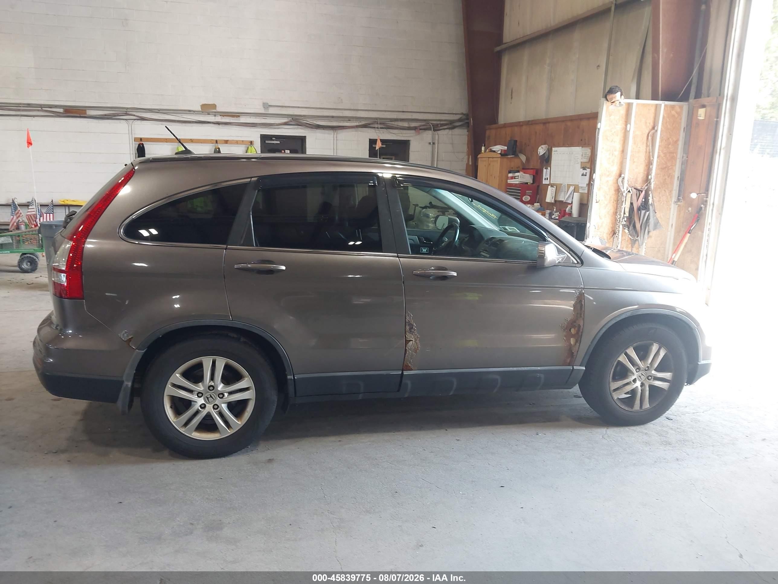 2011 Honda Cr-v Ex-l Коричневый vin: 5J6RE4H76BL000453