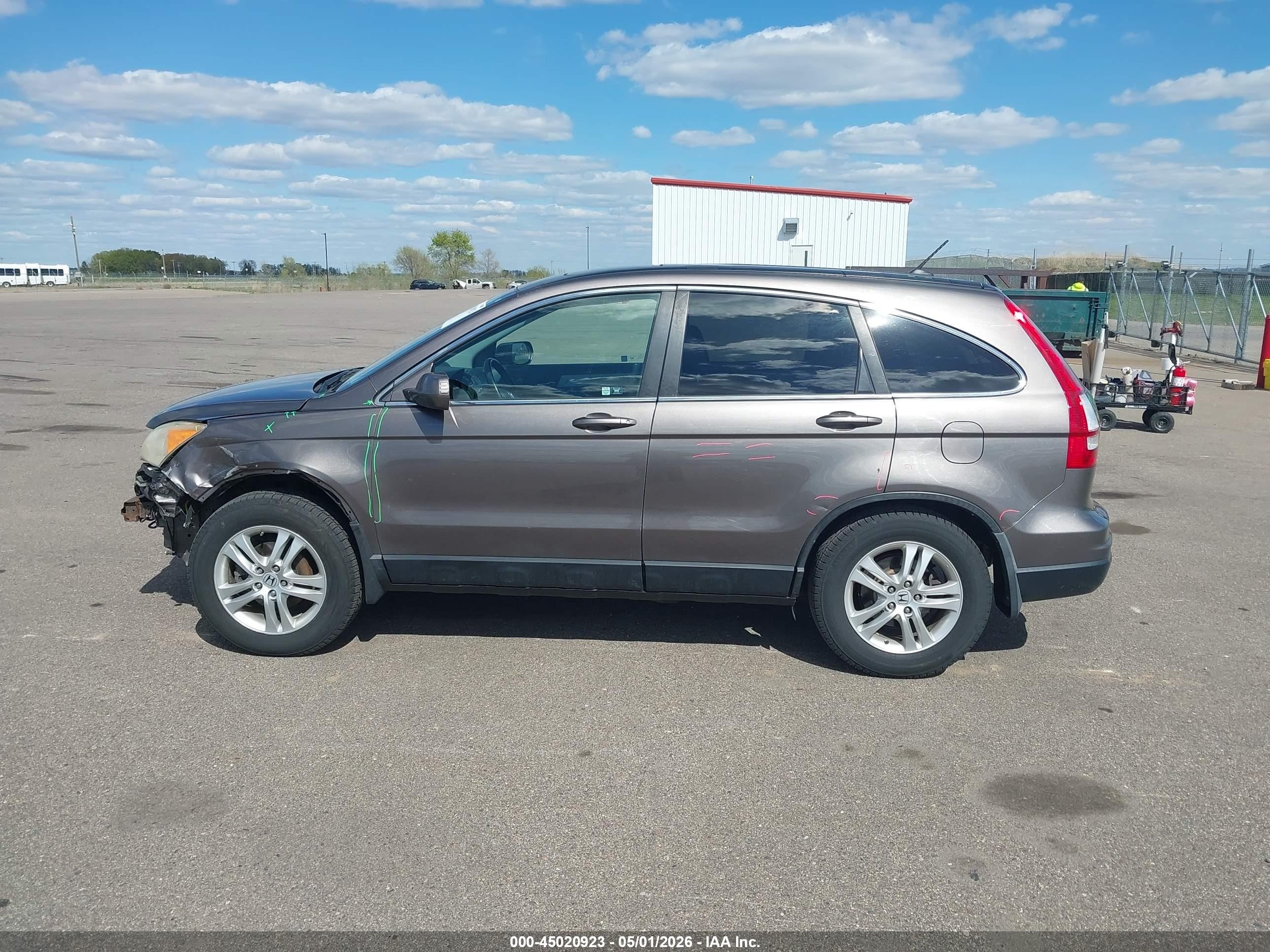2011 Honda Cr-v Ex-l Beige vin: 5J6RE4H76BL001490