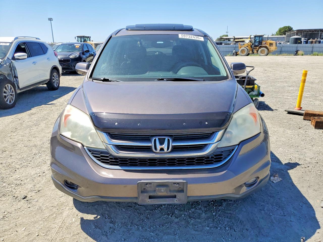 2011 Honda Cr-v Exl Желто-коричневый vin: 5J6RE4H76BL007628