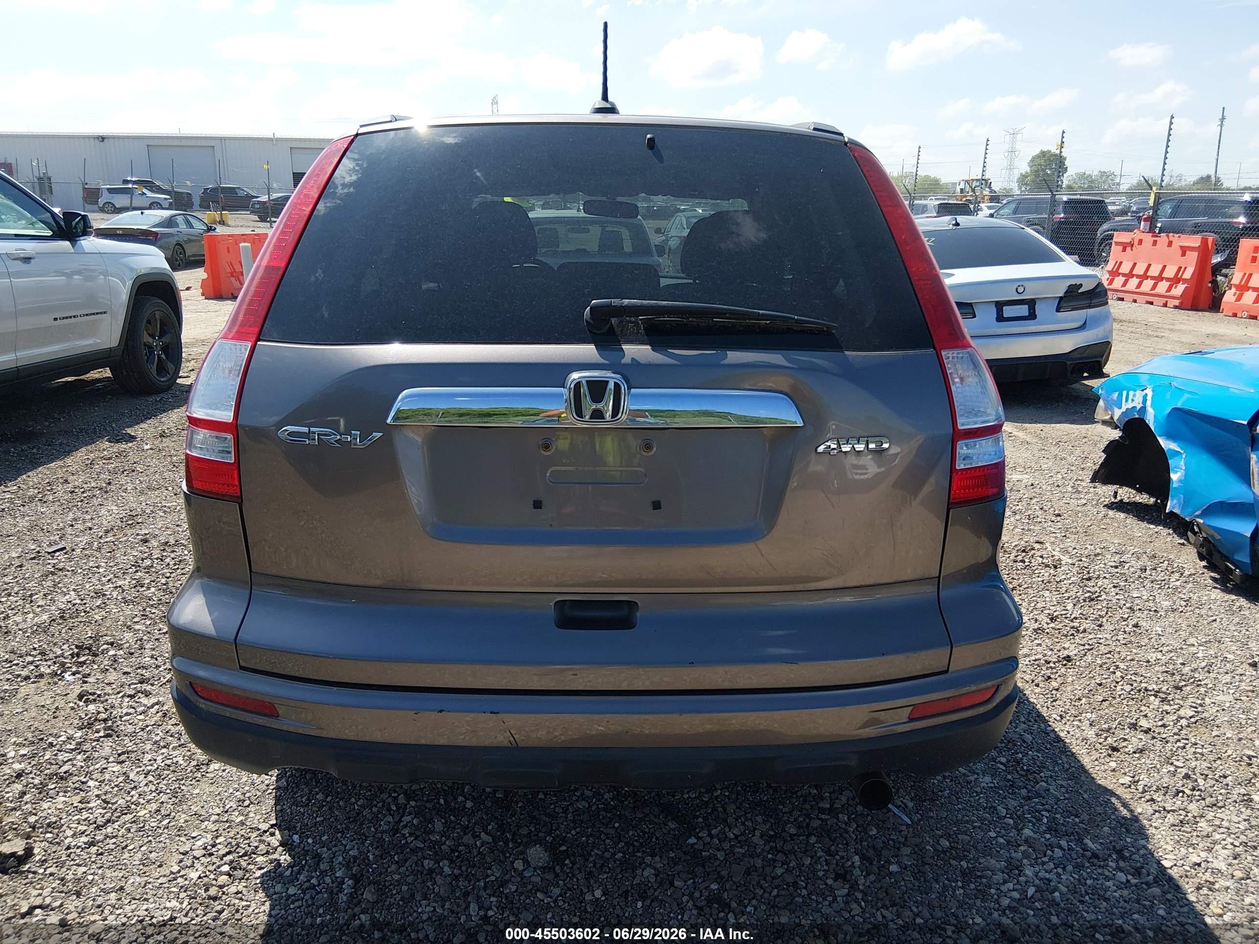 2011 Honda Cr-v Ex-l Gray vin: 5J6RE4H76BL011436