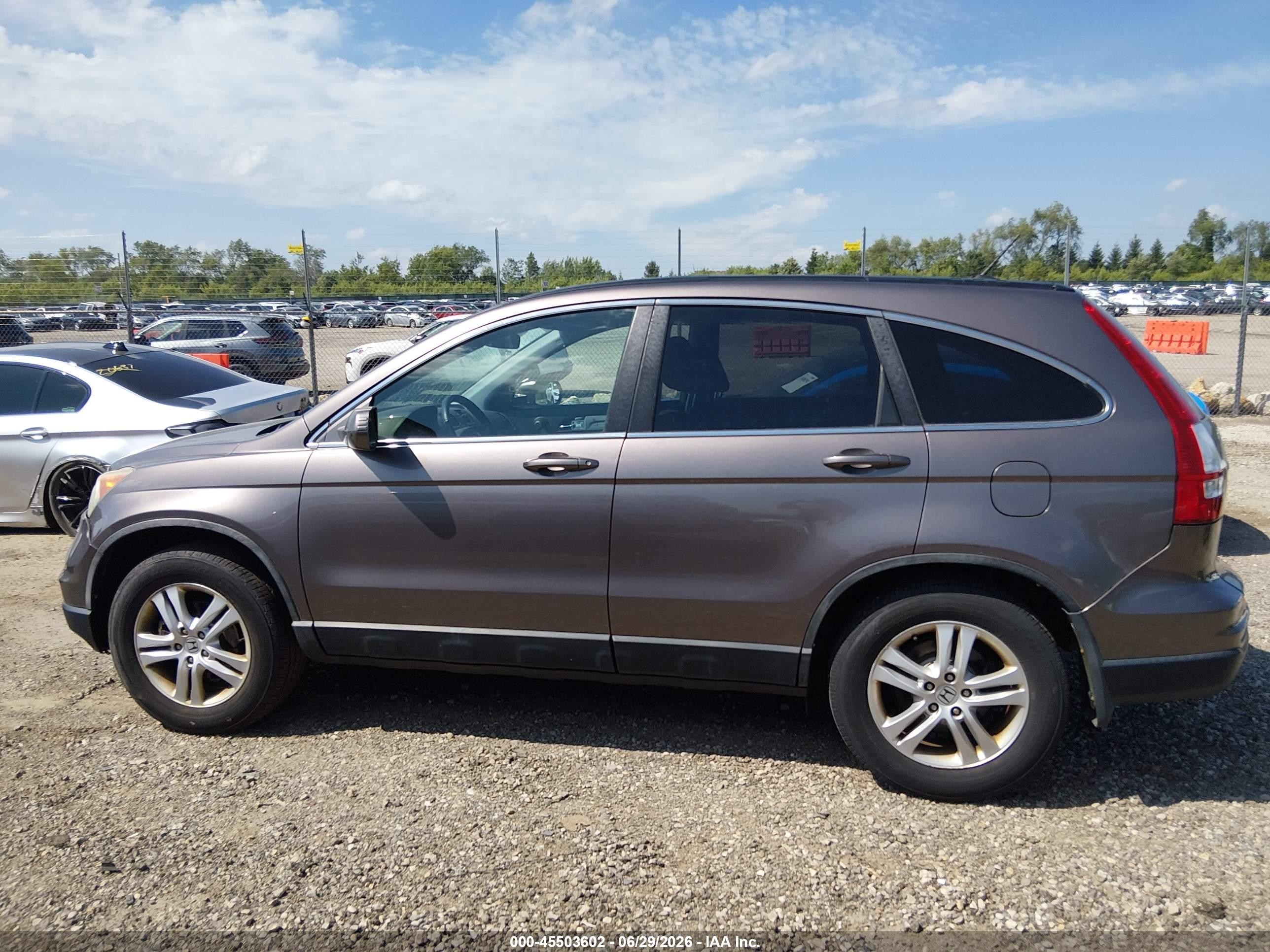 2011 Honda Cr-v Ex-l Gray vin: 5J6RE4H76BL011436