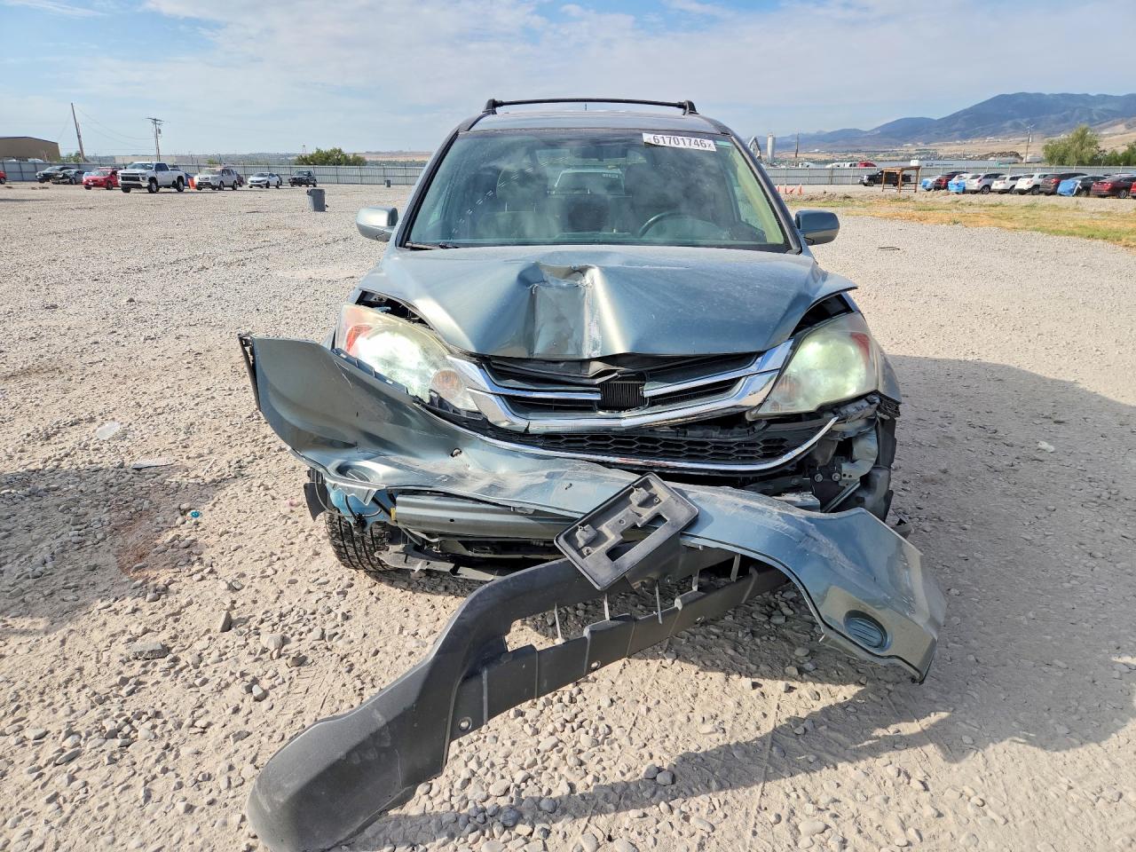 2011 Honda Cr-v Exl Green vin: 5J6RE4H76BL015325