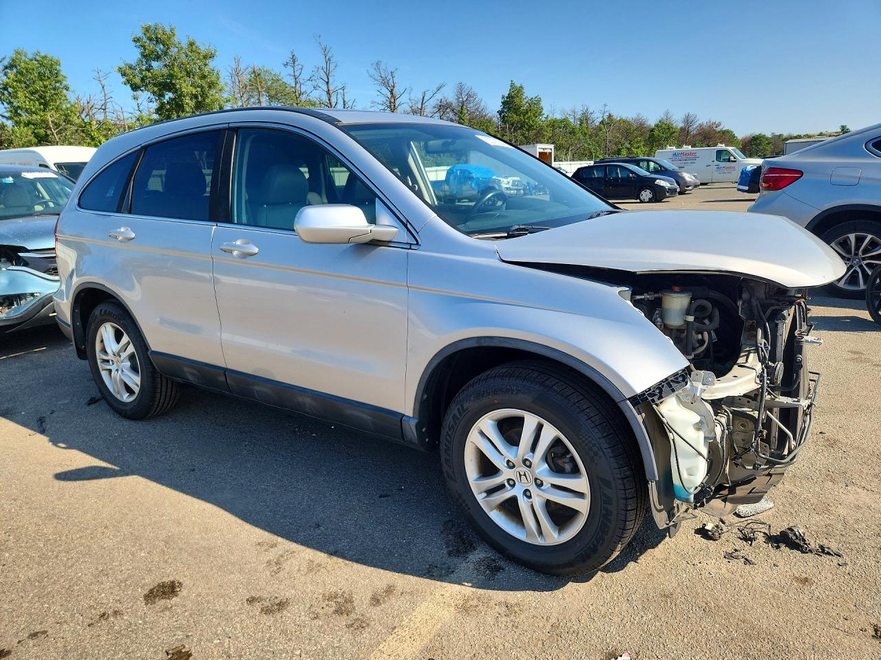 2011 Honda Cr-v Exl Серебряный vin: 5J6RE4H76BL021769