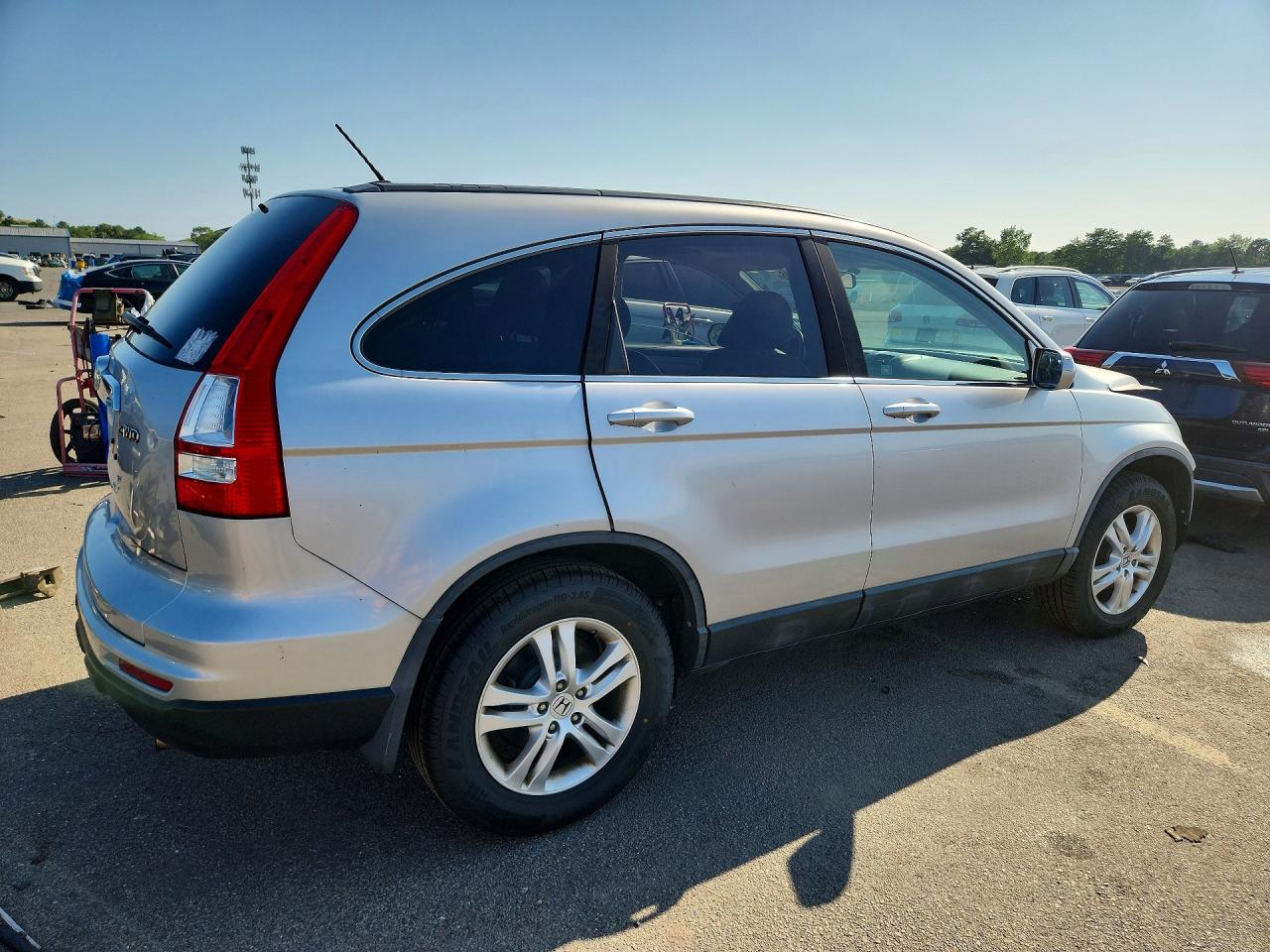 2011 Honda Cr-v Exl Серебряный vin: 5J6RE4H76BL021769