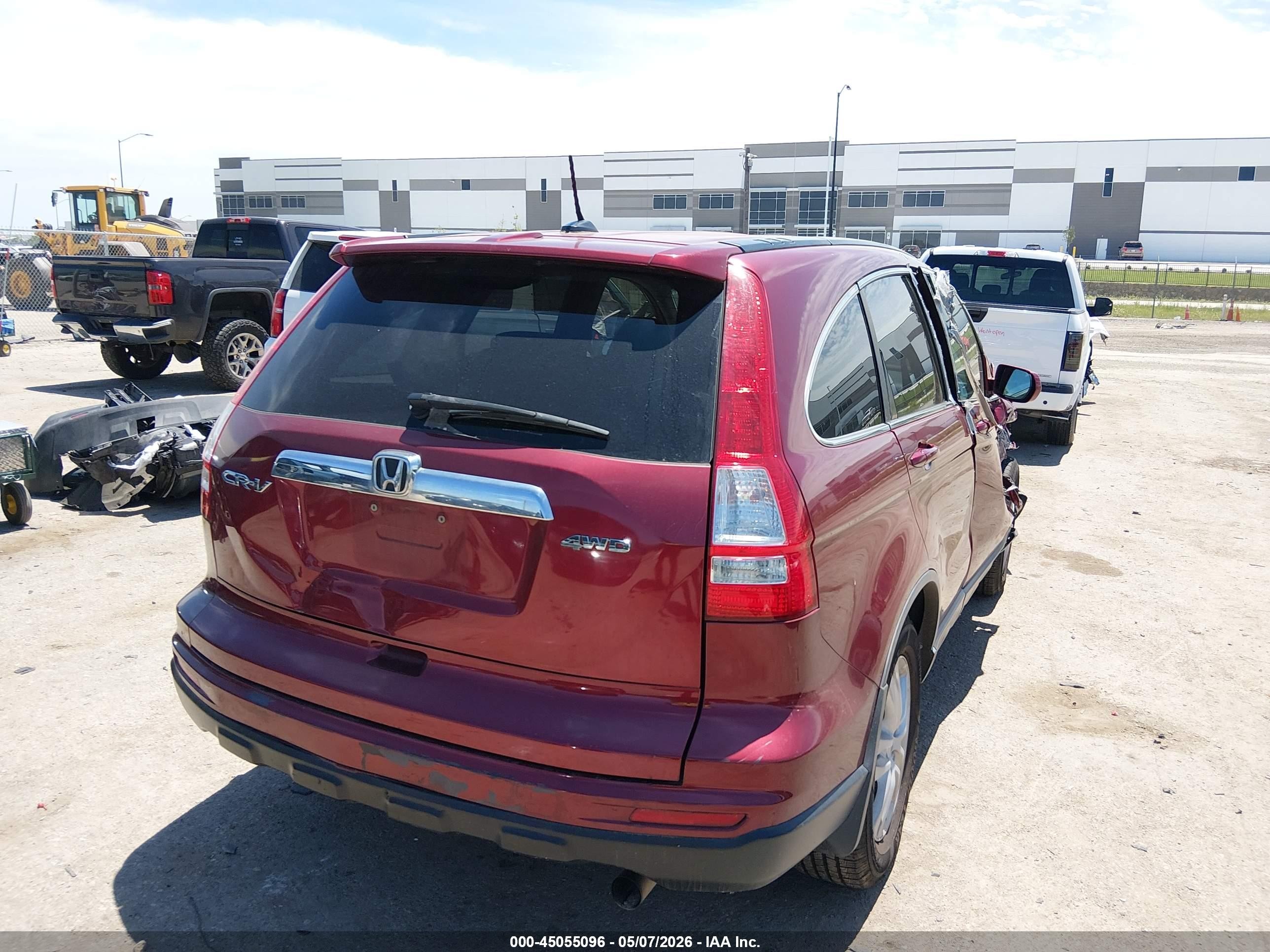 2011 Honda Cr-v Ex-l Бордовый vin: 5J6RE4H76BL034599