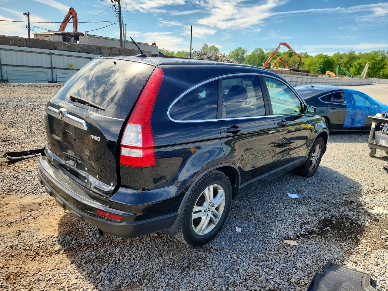 2011 Honda Cr-v Exl Black vin: 5J6RE4H76BL039835