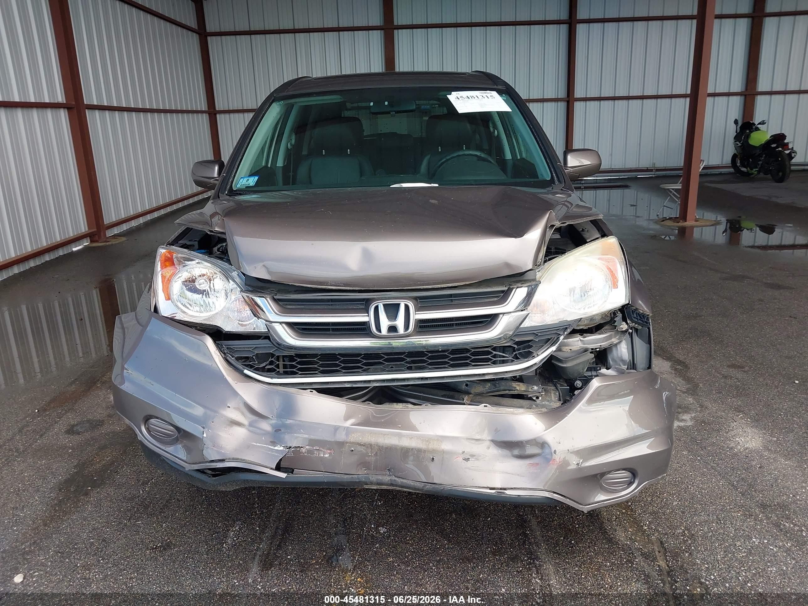 2011 Honda Cr-v Ex-l Brown vin: 5J6RE4H76BL050530