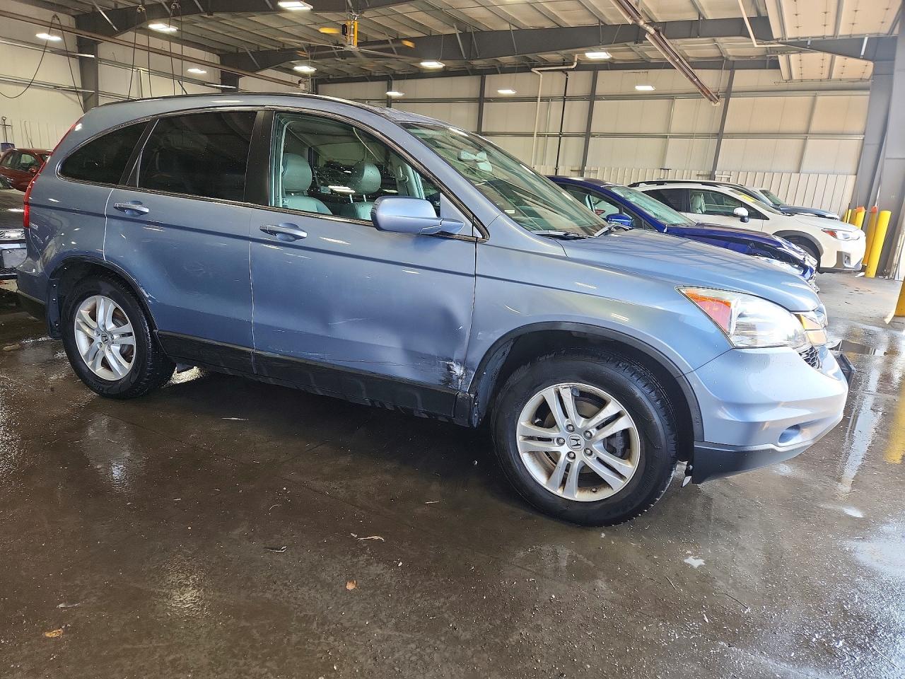 2011 Honda Cr-v Exl Teal vin: 5J6RE4H76BL052018