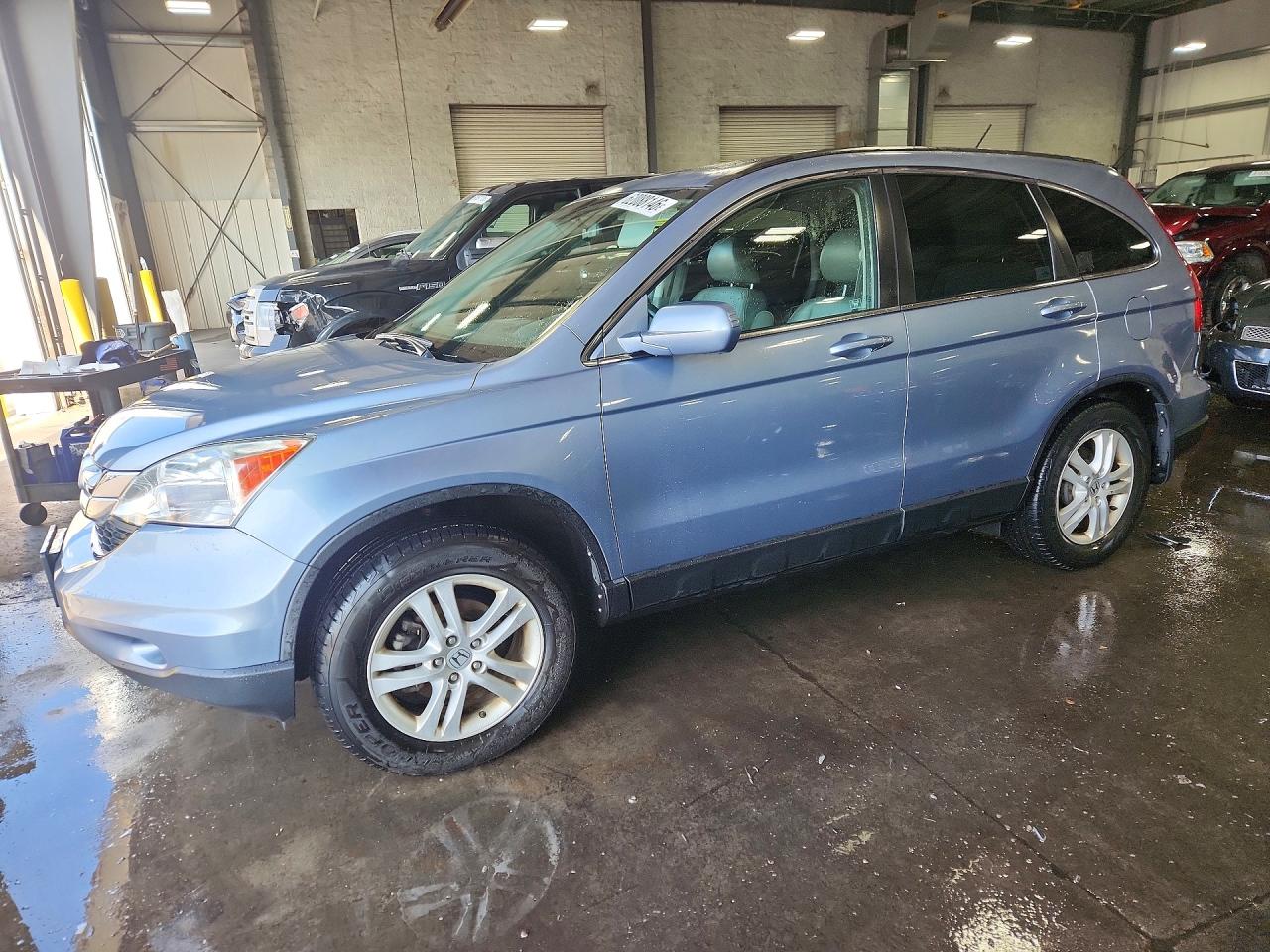 2011 Honda Cr-v Exl Teal vin: 5J6RE4H76BL052018