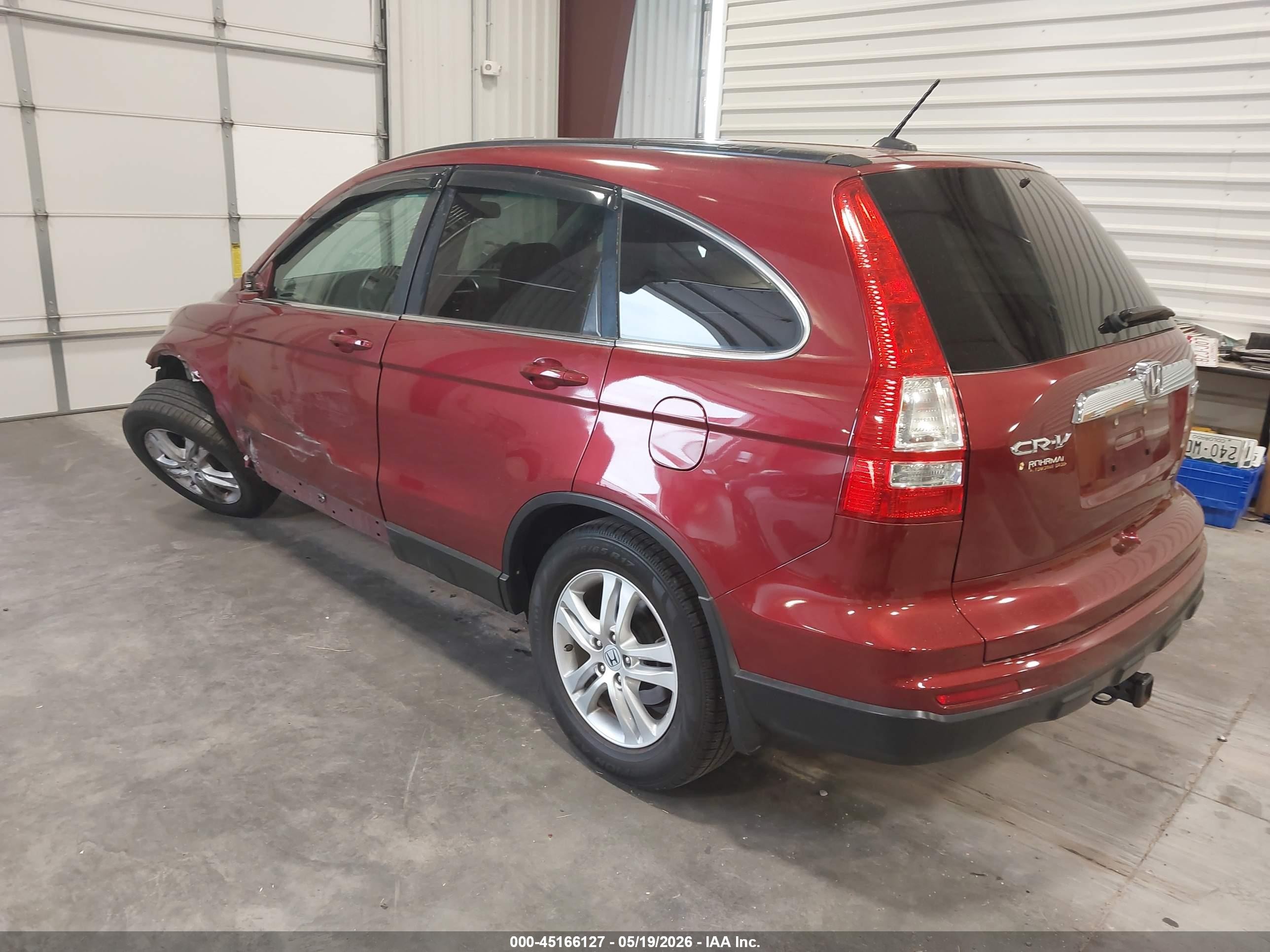 2011 Honda Cr-v Ex-l Red vin: 5J6RE4H76BL062788