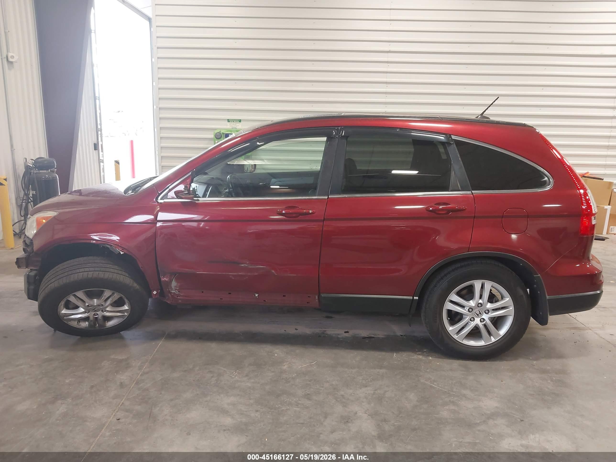 2011 Honda Cr-v Ex-l Red vin: 5J6RE4H76BL062788