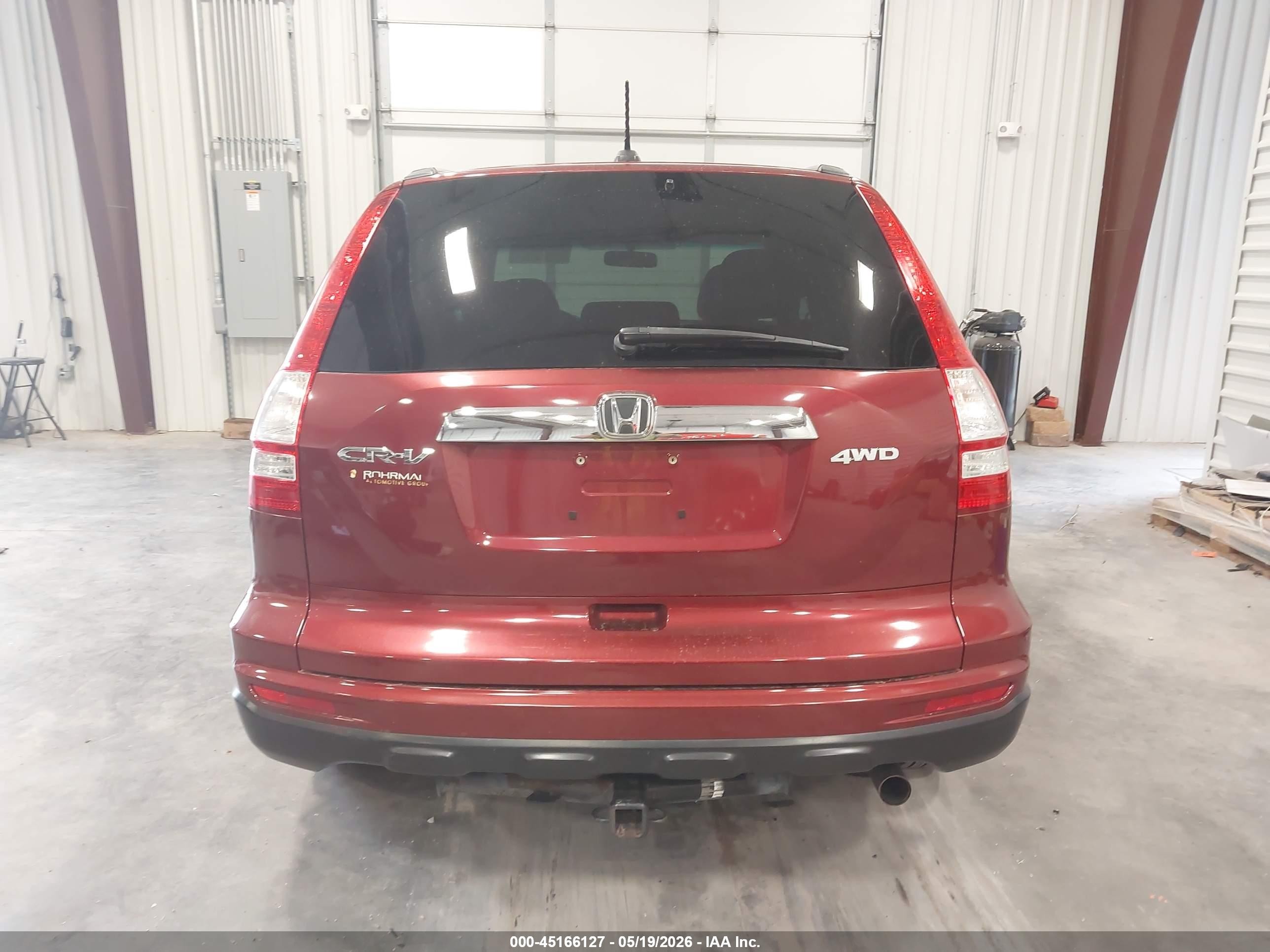 2011 Honda Cr-v Ex-l Red vin: 5J6RE4H76BL062788