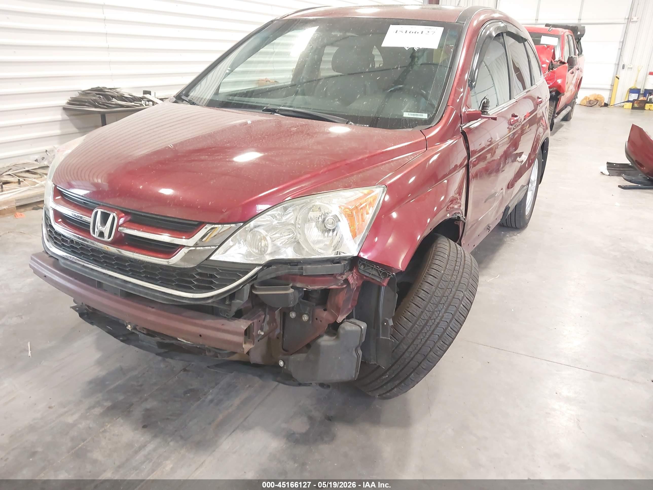2011 Honda Cr-v Ex-l Red vin: 5J6RE4H76BL062788