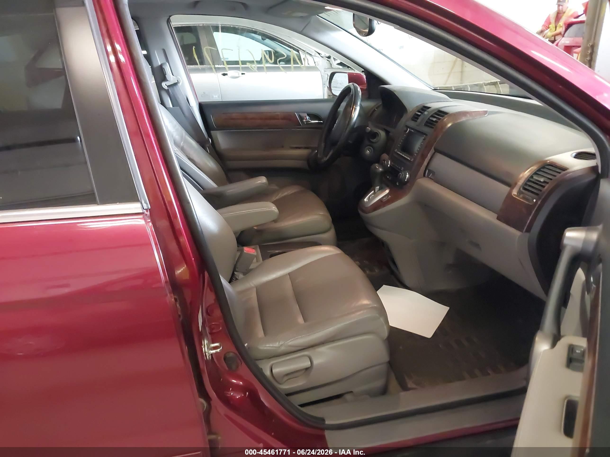 2011 Honda Cr-v Ex-l Red vin: 5J6RE4H76BL068719