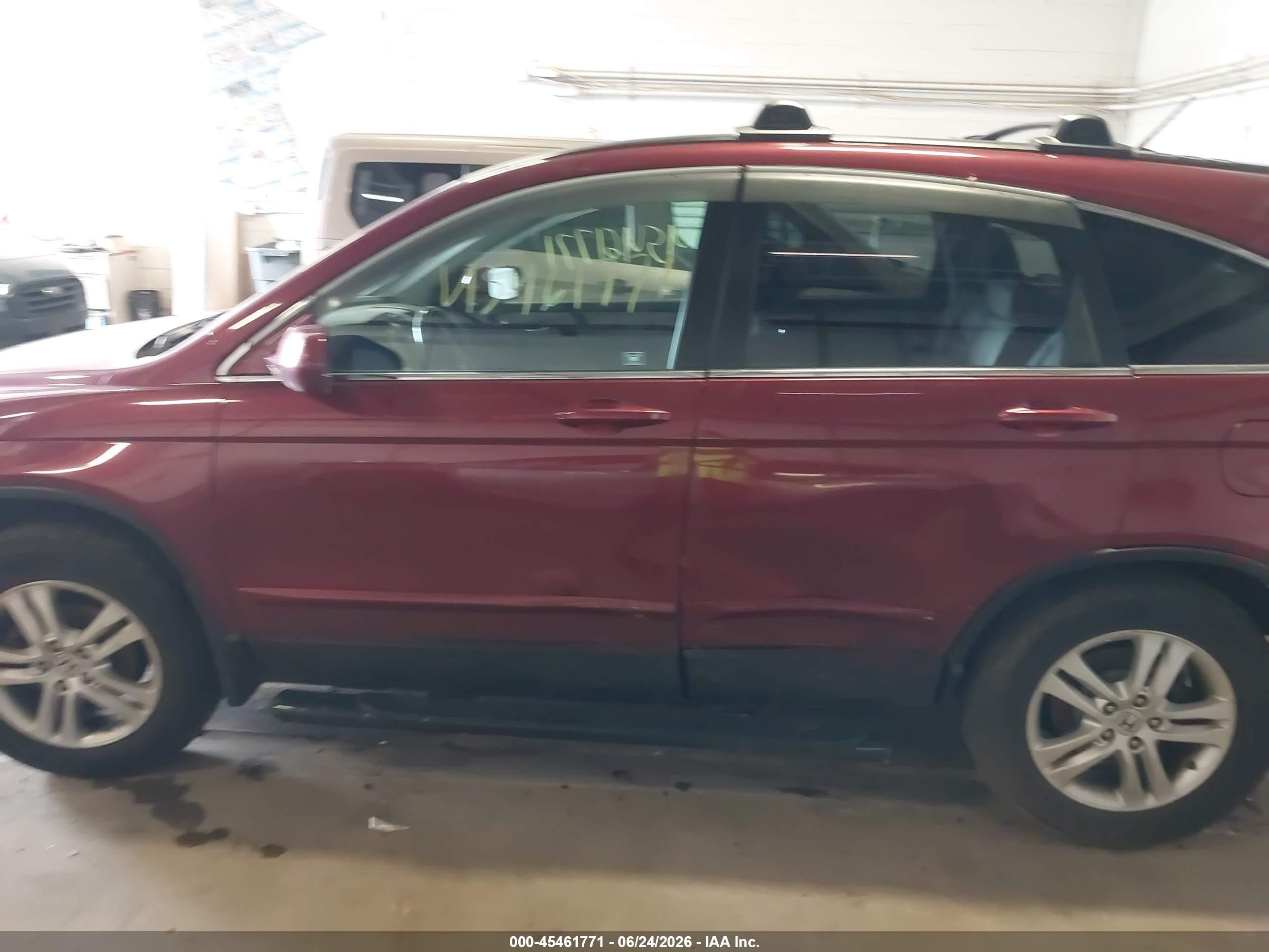 2011 Honda Cr-v Ex-l Red vin: 5J6RE4H76BL068719