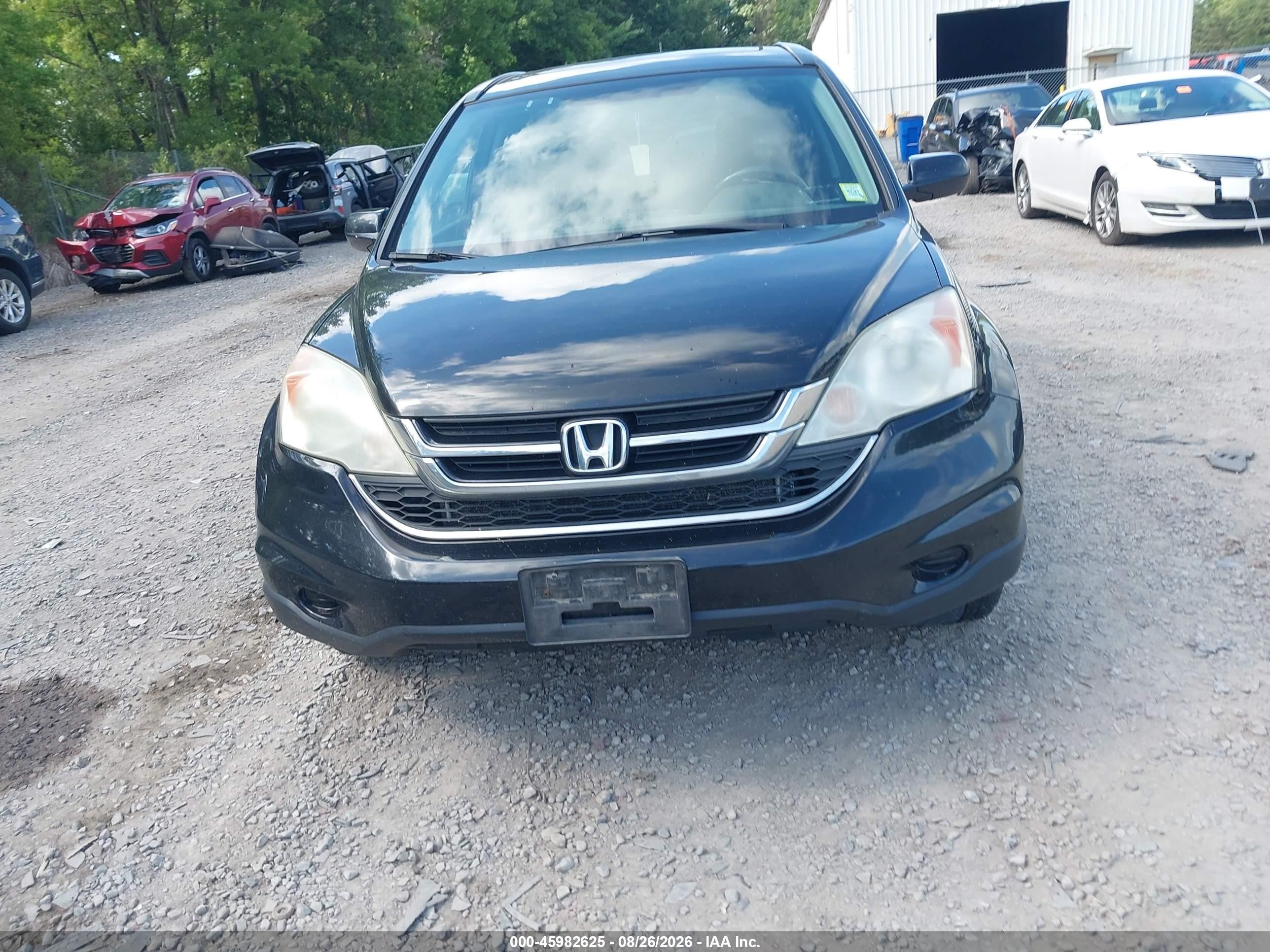 2011 Honda Cr-v Ex-l Black vin: 5J6RE4H76BL071328