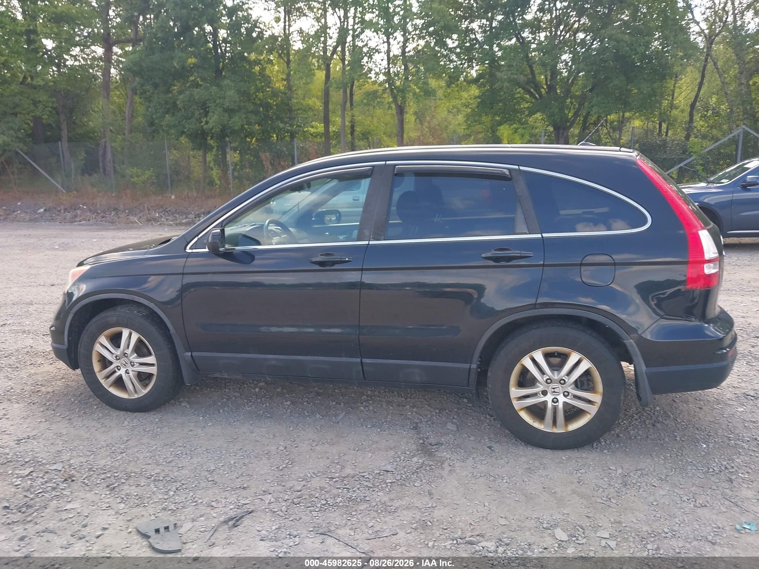 2011 Honda Cr-v Ex-l Black vin: 5J6RE4H76BL071328