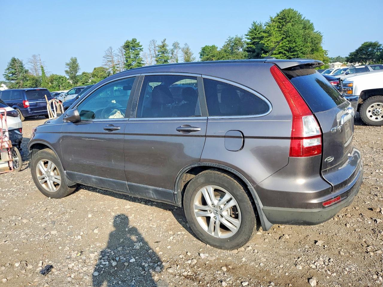 2011 Honda Cr-v Exl Gray vin: 5J6RE4H76BL075489