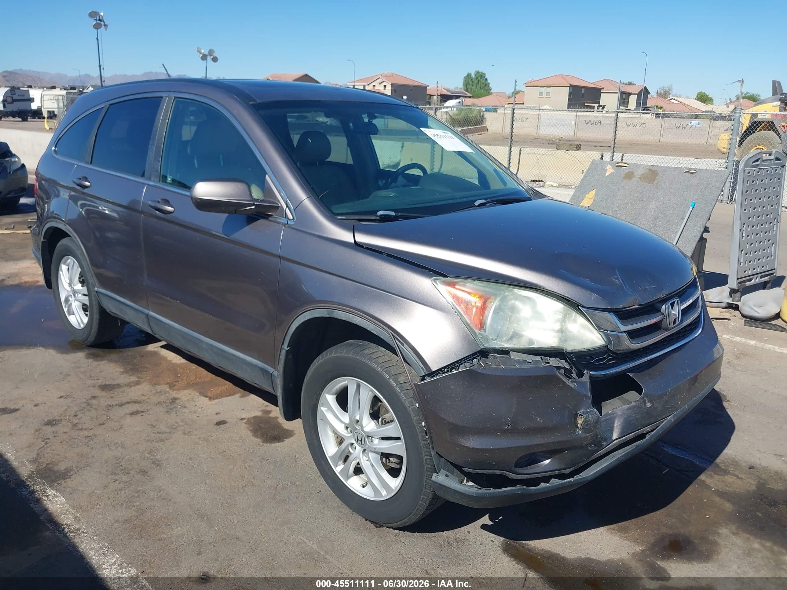 2011 Honda Cr-v Ex-l Gray vin: 5J6RE4H76BL082944