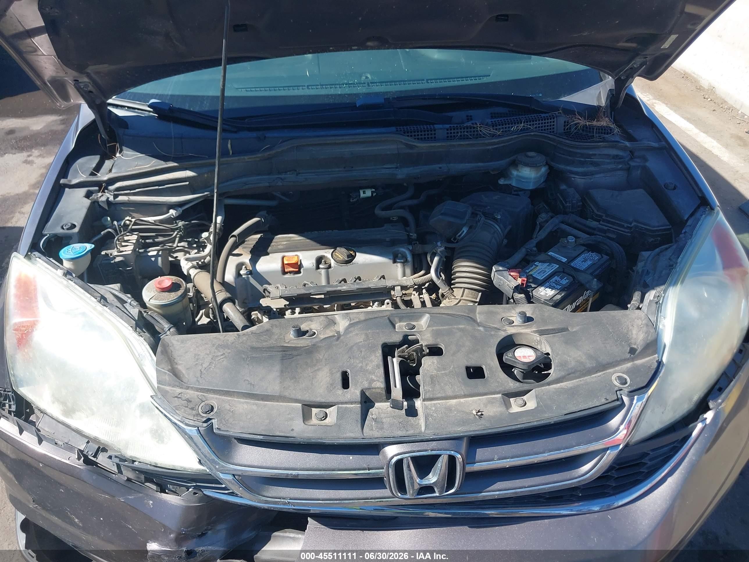 2011 Honda Cr-v Ex-l Gray vin: 5J6RE4H76BL082944