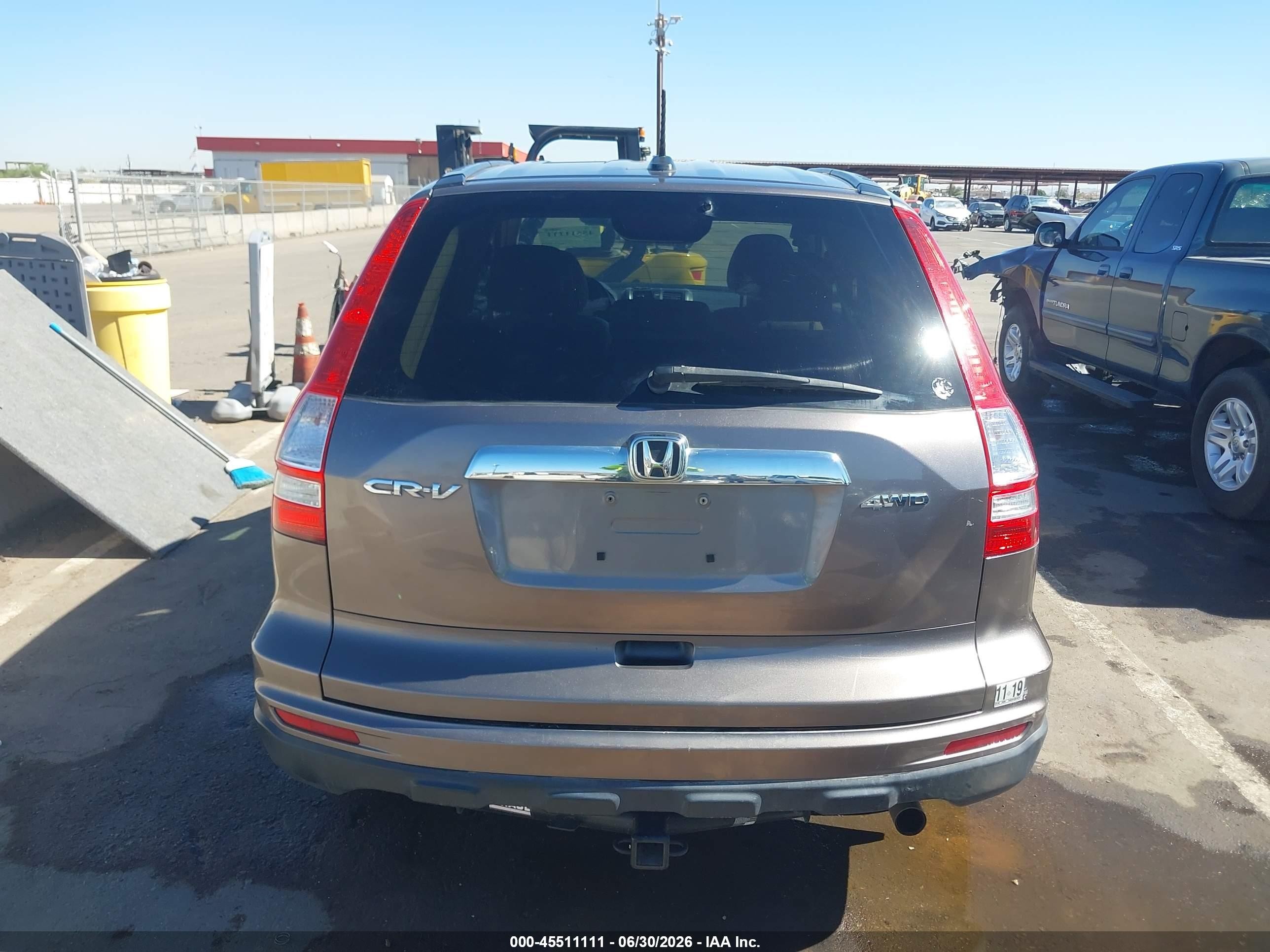 2011 Honda Cr-v Ex-l Gray vin: 5J6RE4H76BL082944
