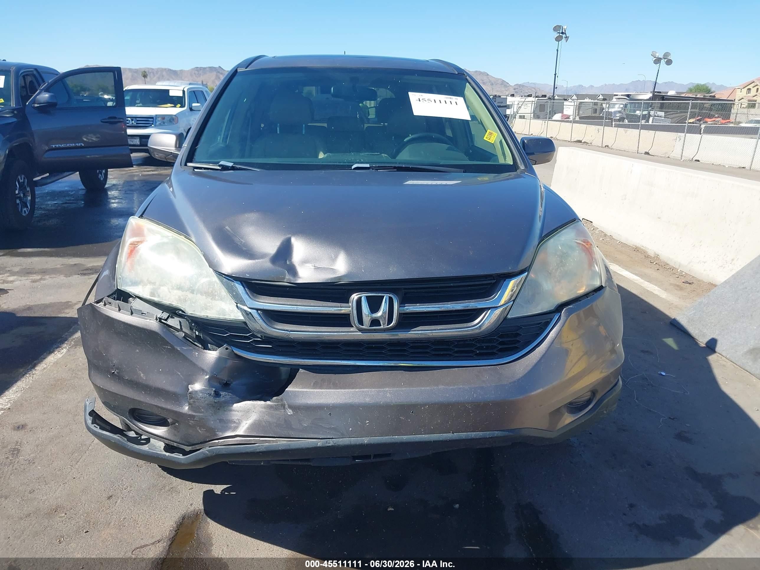 2011 Honda Cr-v Ex-l Gray vin: 5J6RE4H76BL082944