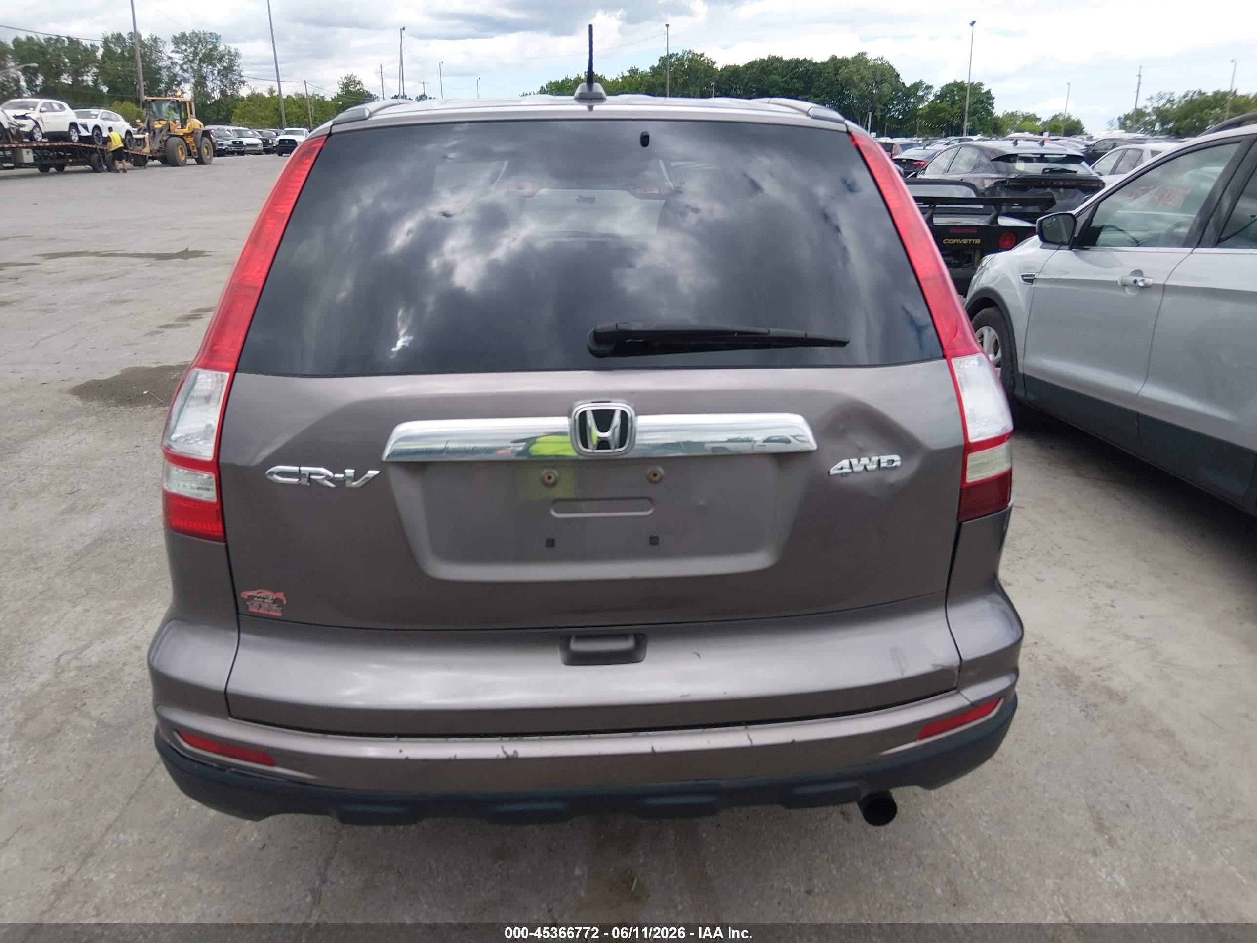 2011 Honda Cr-v Ex-l Gray vin: 5J6RE4H76BL093328