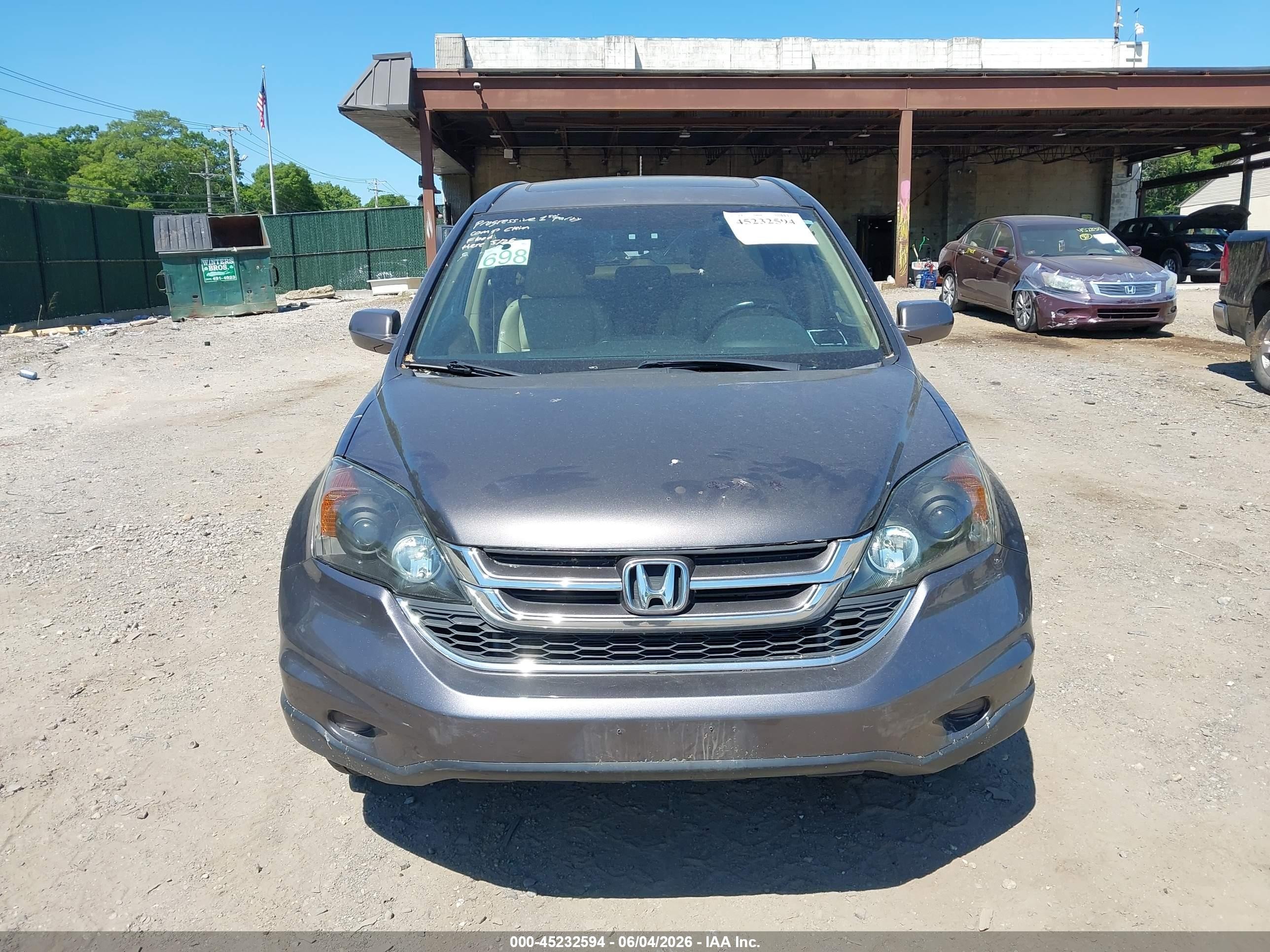 2011 Honda Cr-v Ex-l Brown vin: 5J6RE4H76BL107017