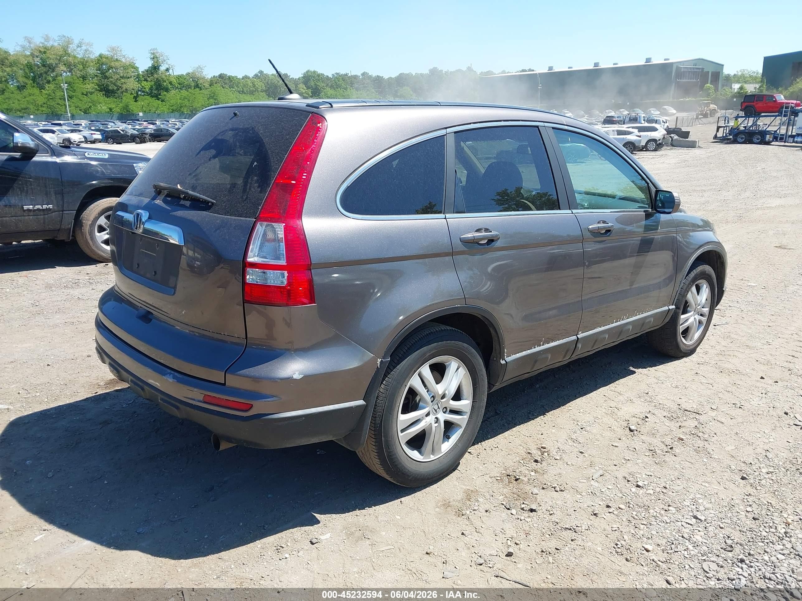 2011 Honda Cr-v Ex-l Brown vin: 5J6RE4H76BL107017