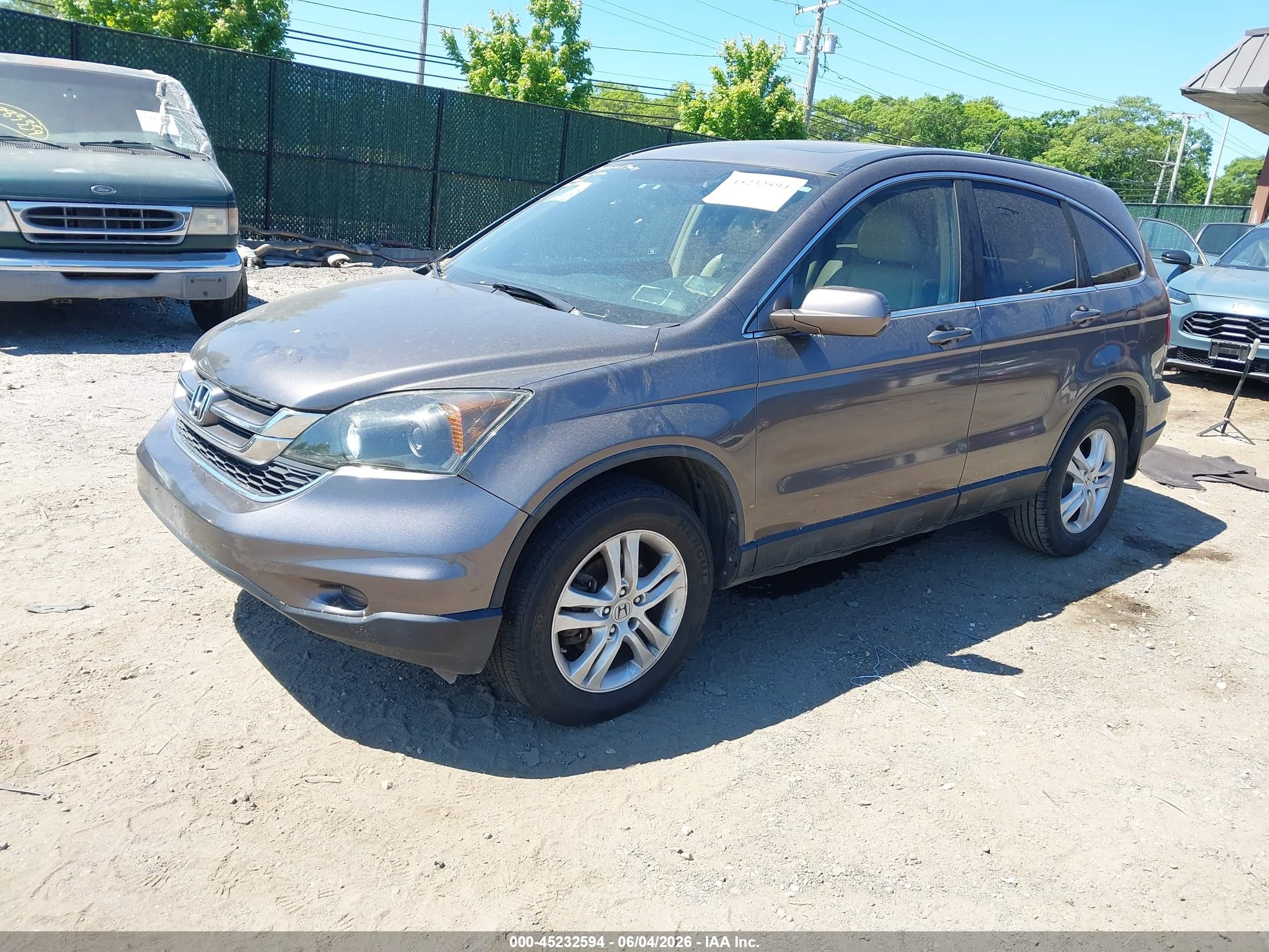 2011 Honda Cr-v Ex-l Brown vin: 5J6RE4H76BL107017