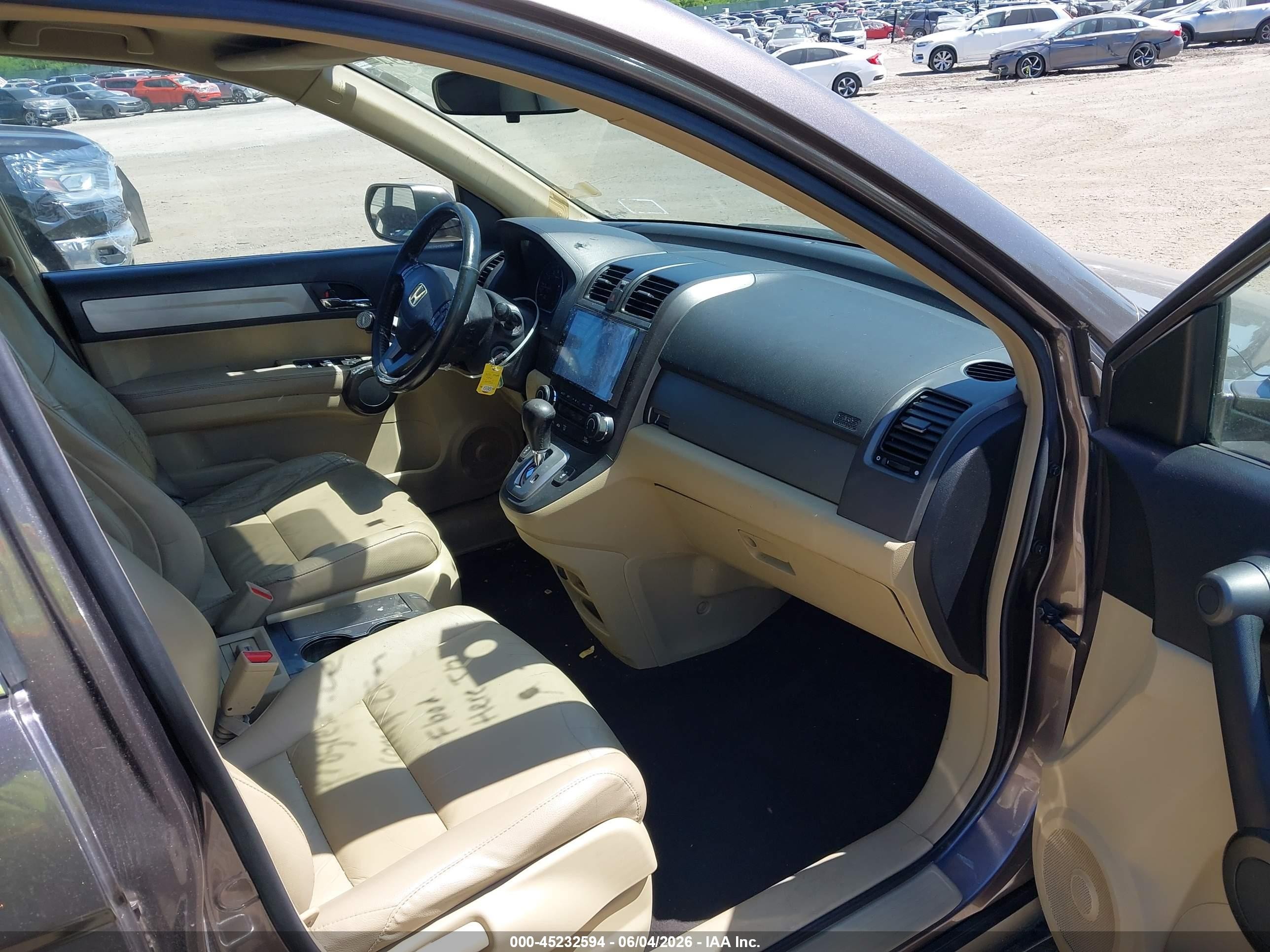 2011 Honda Cr-v Ex-l Brown vin: 5J6RE4H76BL107017