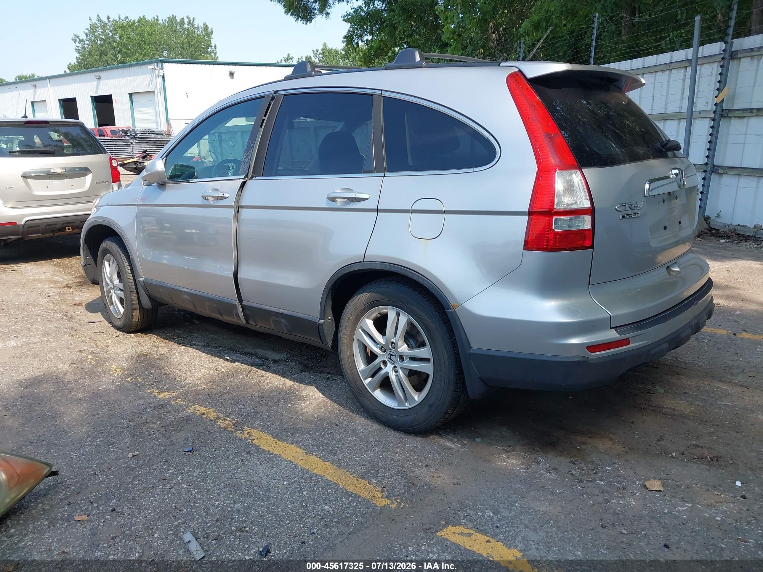 2011 Honda Cr-v Ex-l Silver vin: 5J6RE4H76BL815848