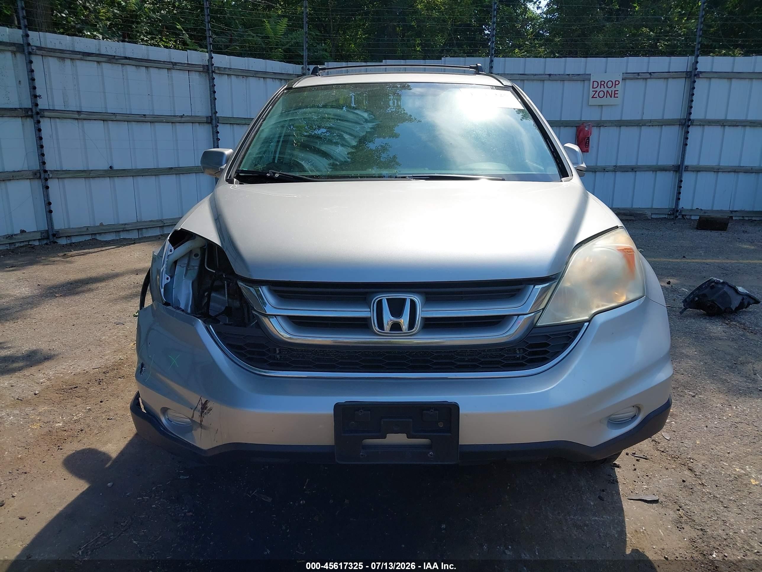 2011 Honda Cr-v Ex-l Silver vin: 5J6RE4H76BL815848