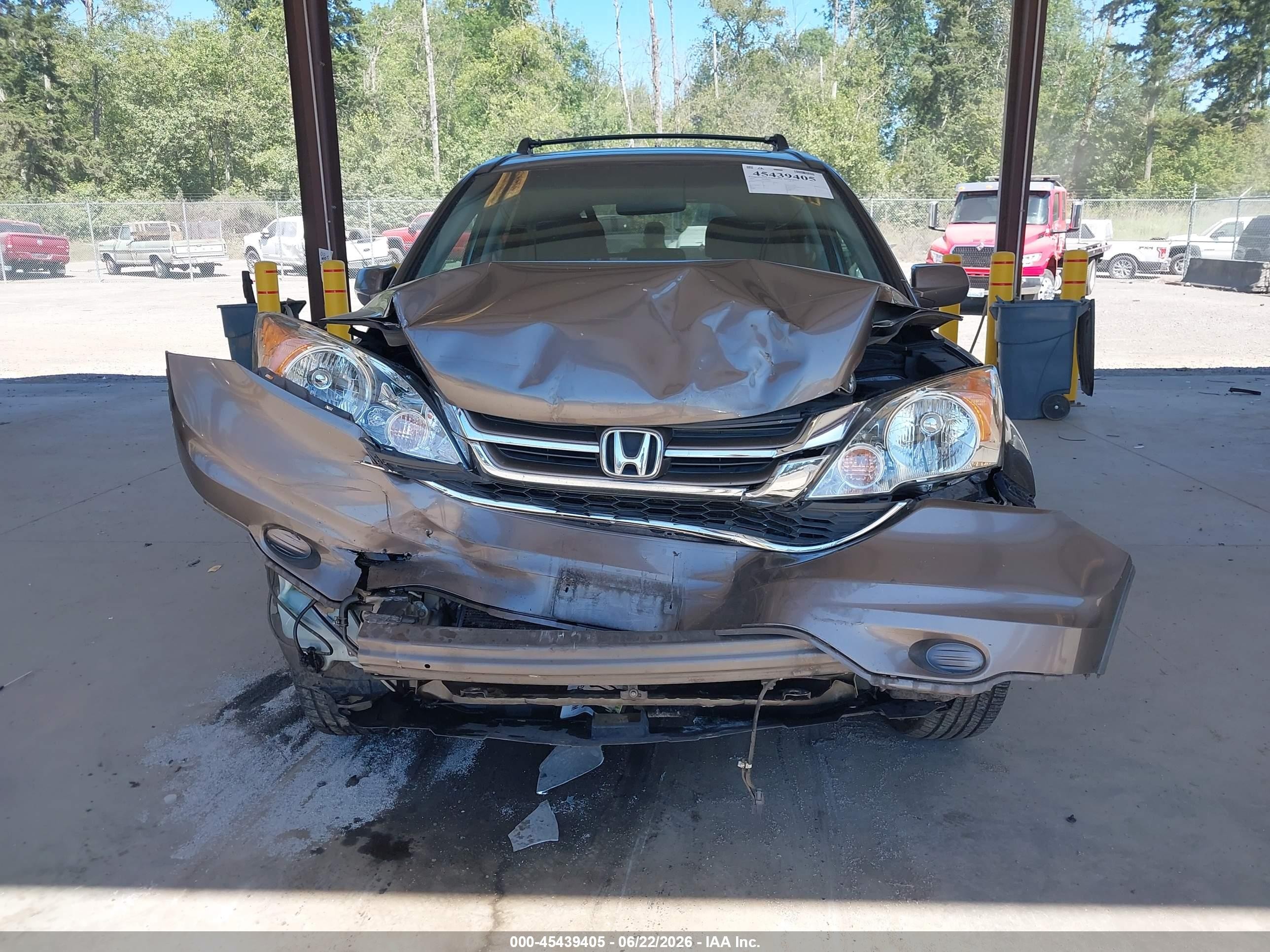2010 Honda Cr-v Ex-l Gray vin: 5J6RE4H77AL000671