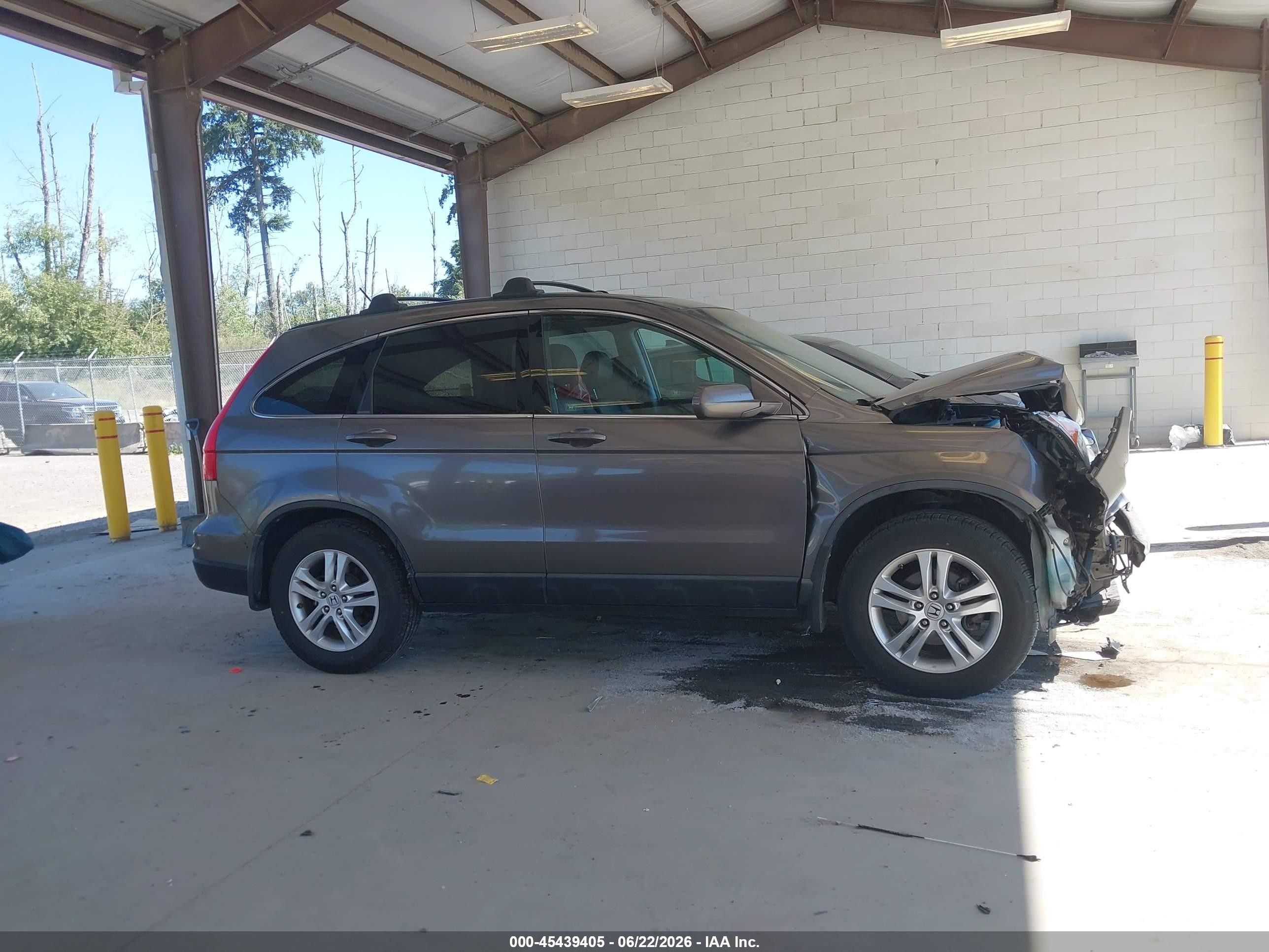 2010 Honda Cr-v Ex-l Gray vin: 5J6RE4H77AL000671