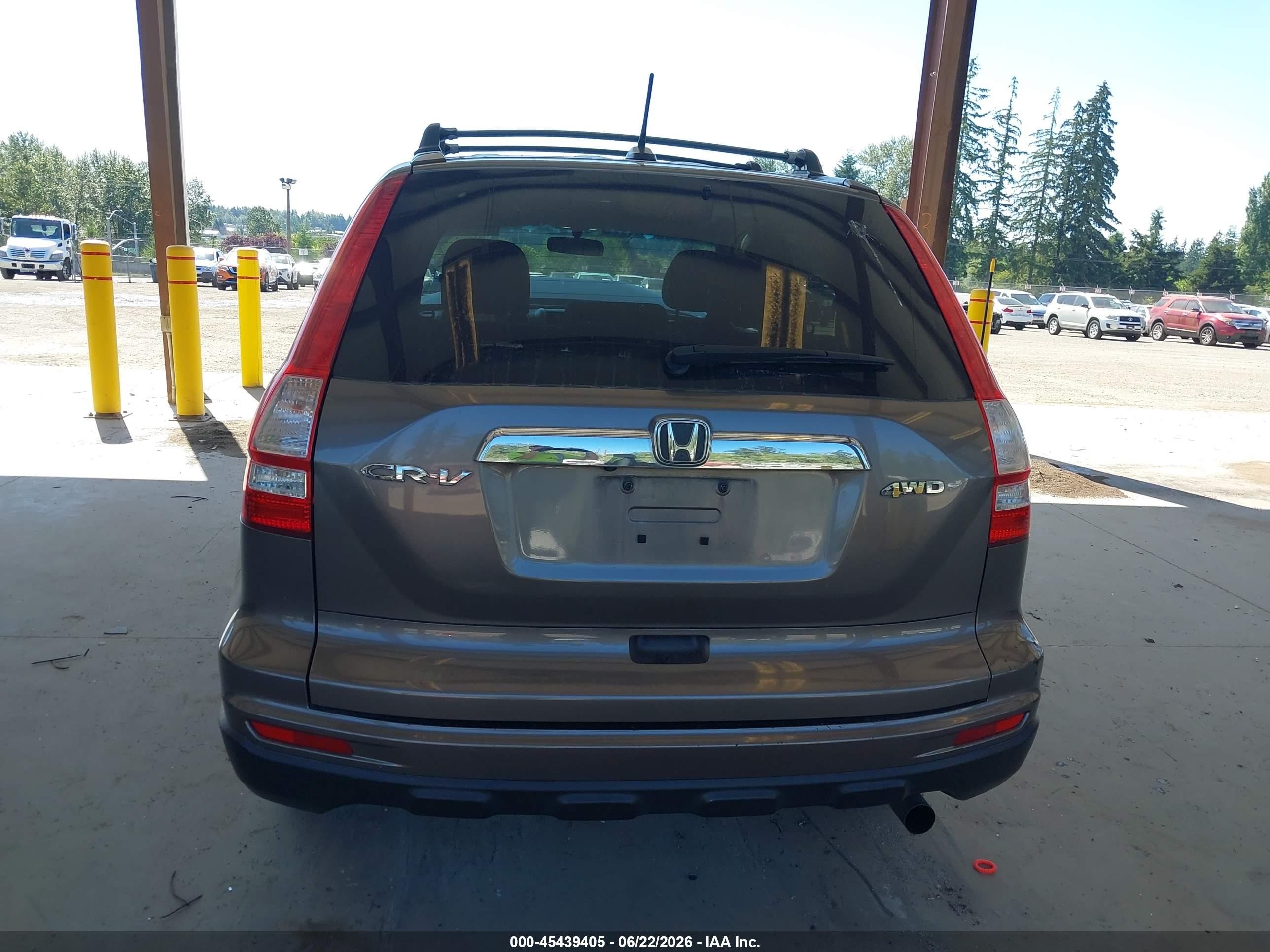 2010 Honda Cr-v Ex-l Gray vin: 5J6RE4H77AL000671
