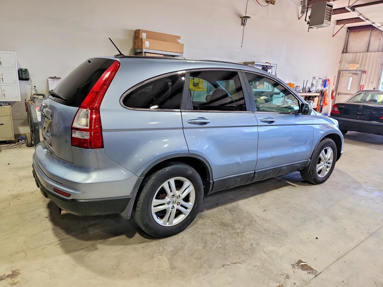 2010 Honda Cr-v Exl Blue vin: 5J6RE4H77AL003327
