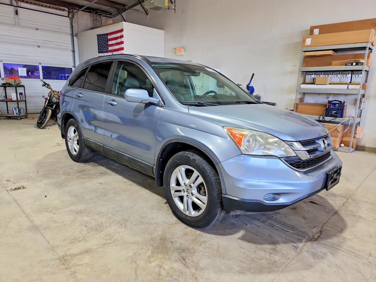 2010 Honda Cr-v Exl Blue vin: 5J6RE4H77AL003327