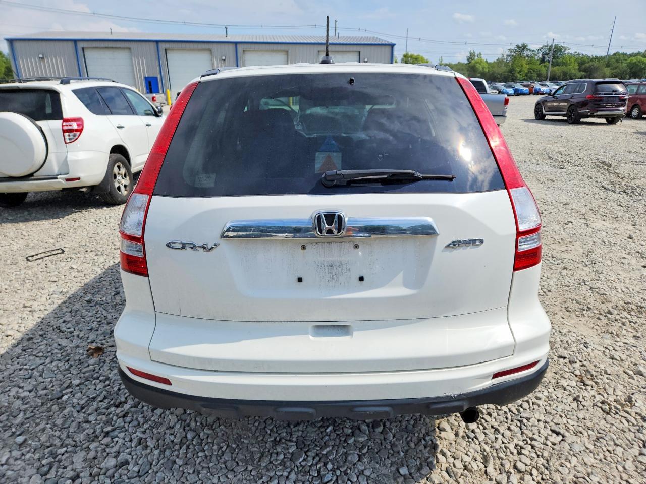 2010 Honda Cr-v Exl White vin: 5J6RE4H77AL011184