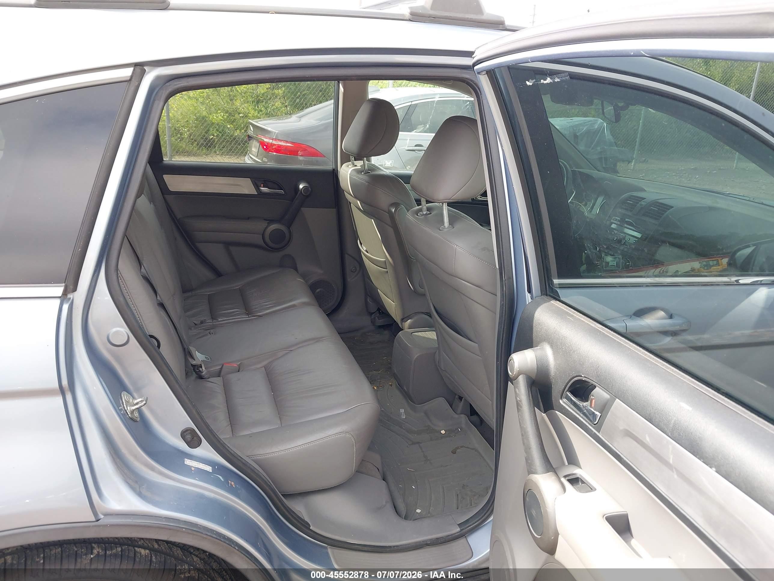 2010 Honda Cr-v Ex-l Light Blue vin: 5J6RE4H77AL015137