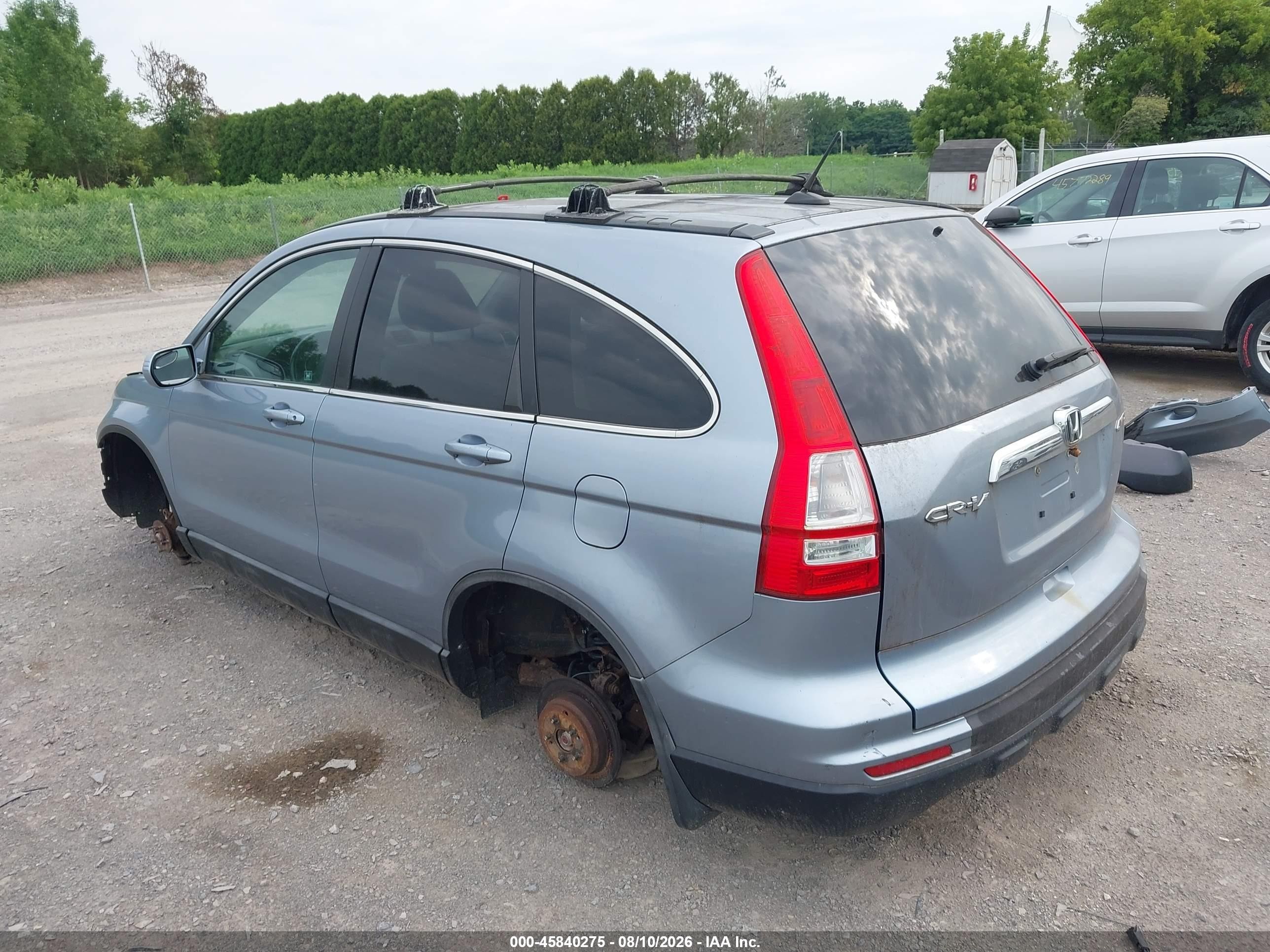 2010 Honda Cr-v Ex-l Blue vin: 5J6RE4H77AL020998