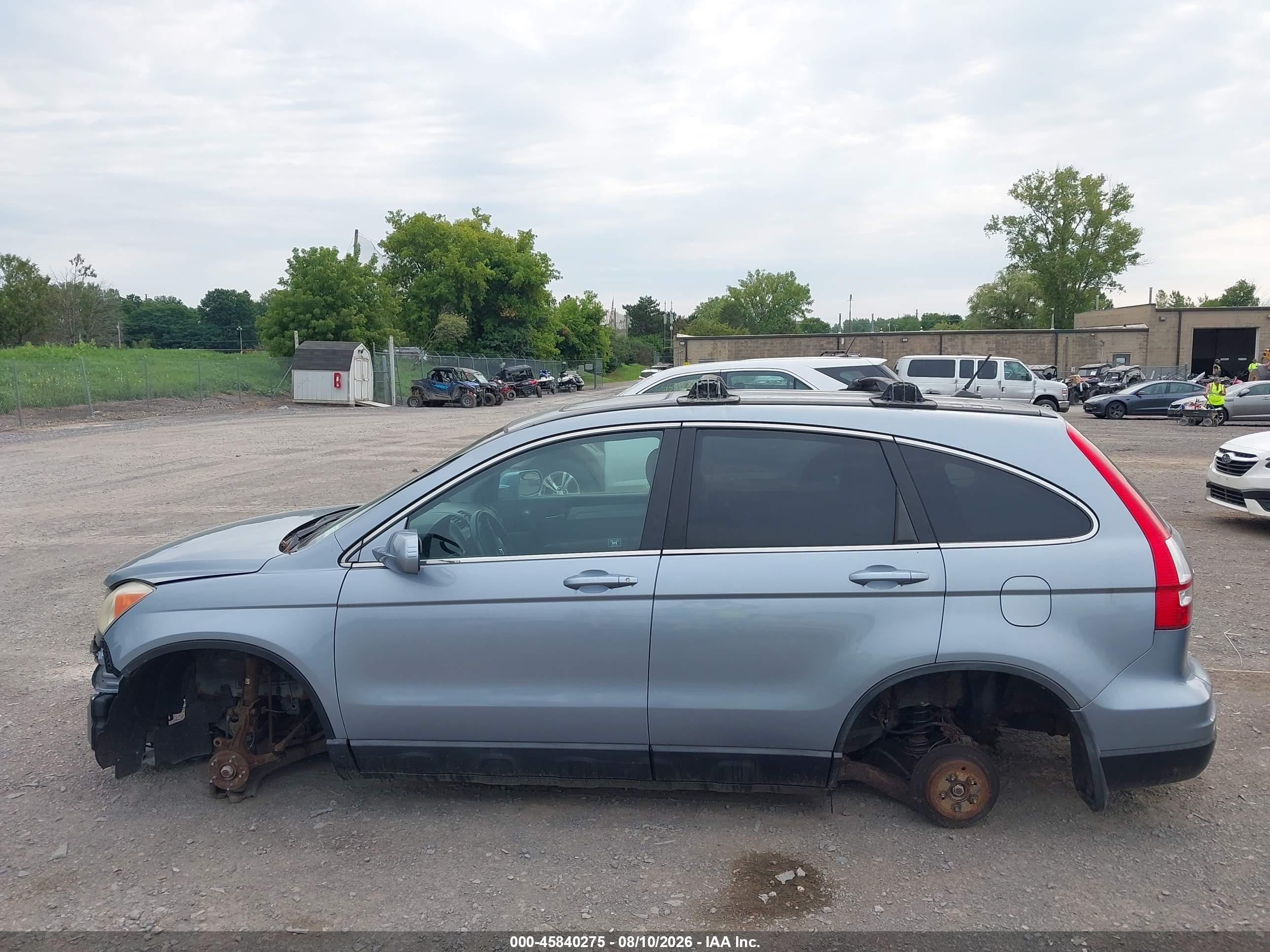 2010 Honda Cr-v Ex-l Blue vin: 5J6RE4H77AL020998