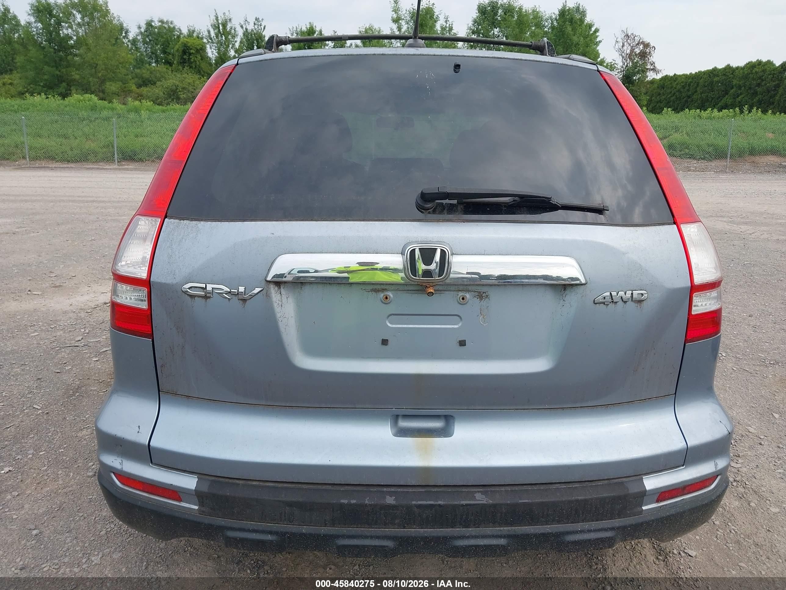 2010 Honda Cr-v Ex-l Blue vin: 5J6RE4H77AL020998