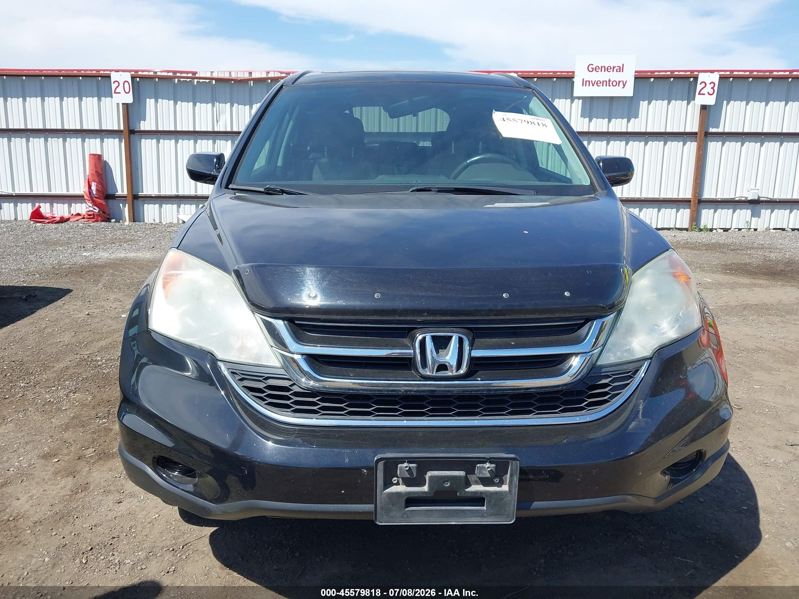 2010 Honda Cr-v Ex-l Black vin: 5J6RE4H77AL022265