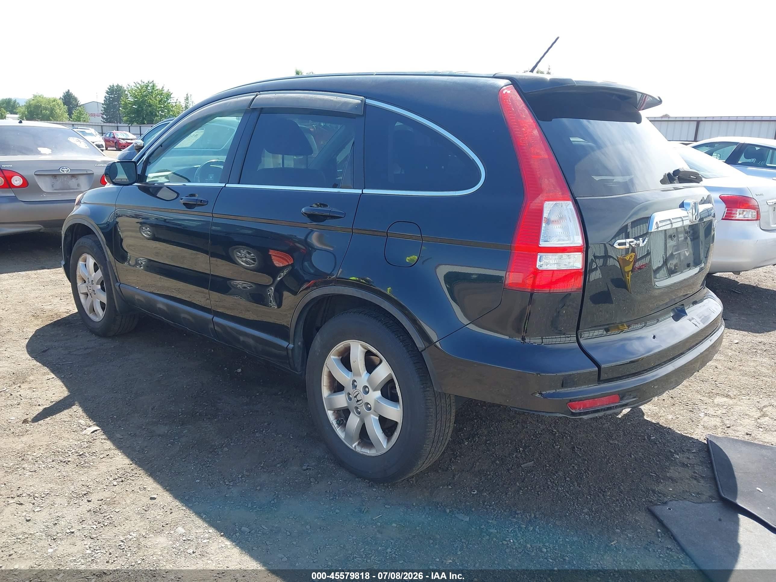 2010 Honda Cr-v Ex-l Black vin: 5J6RE4H77AL022265