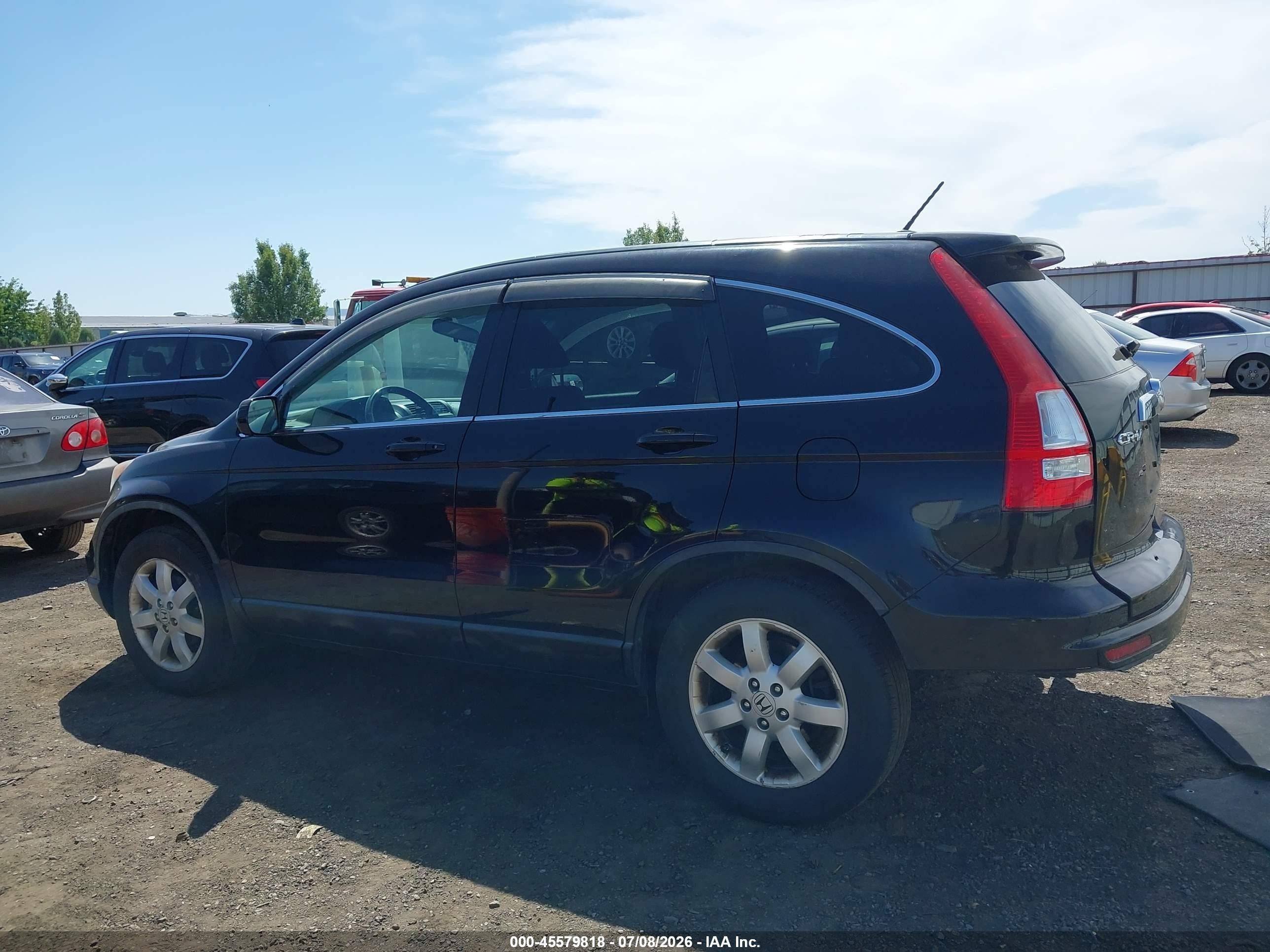 2010 Honda Cr-v Ex-l Black vin: 5J6RE4H77AL022265
