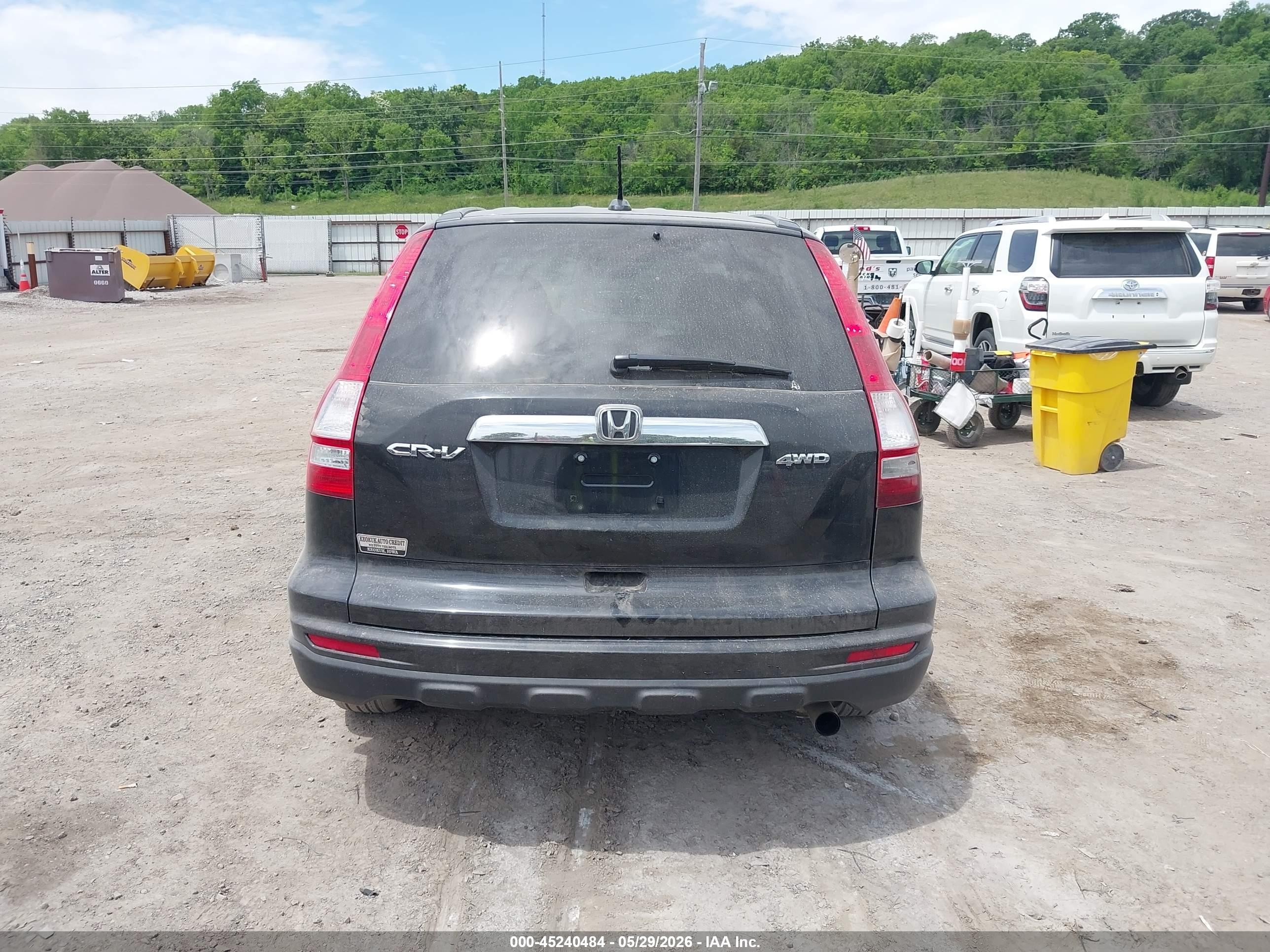 2010 Honda Cr-v Ex-l Black vin: 5J6RE4H77AL028115